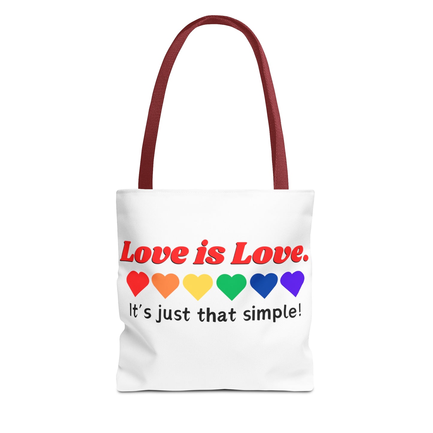 Love is Love Tote Bag (AOP)