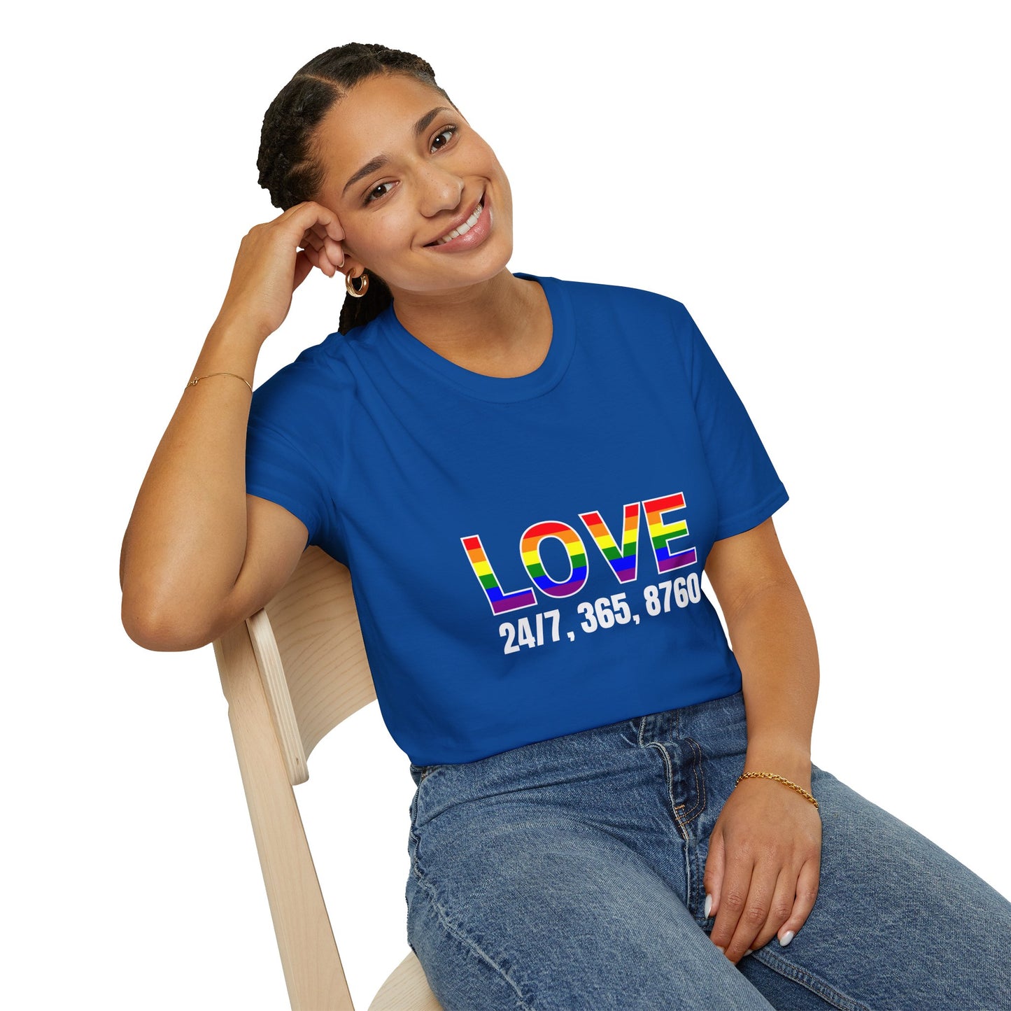 Unisex Love T-Shirt | Pride, LGBTQ+ Gift, Everyday Wear, Casual Fashion, Rainbow Tee