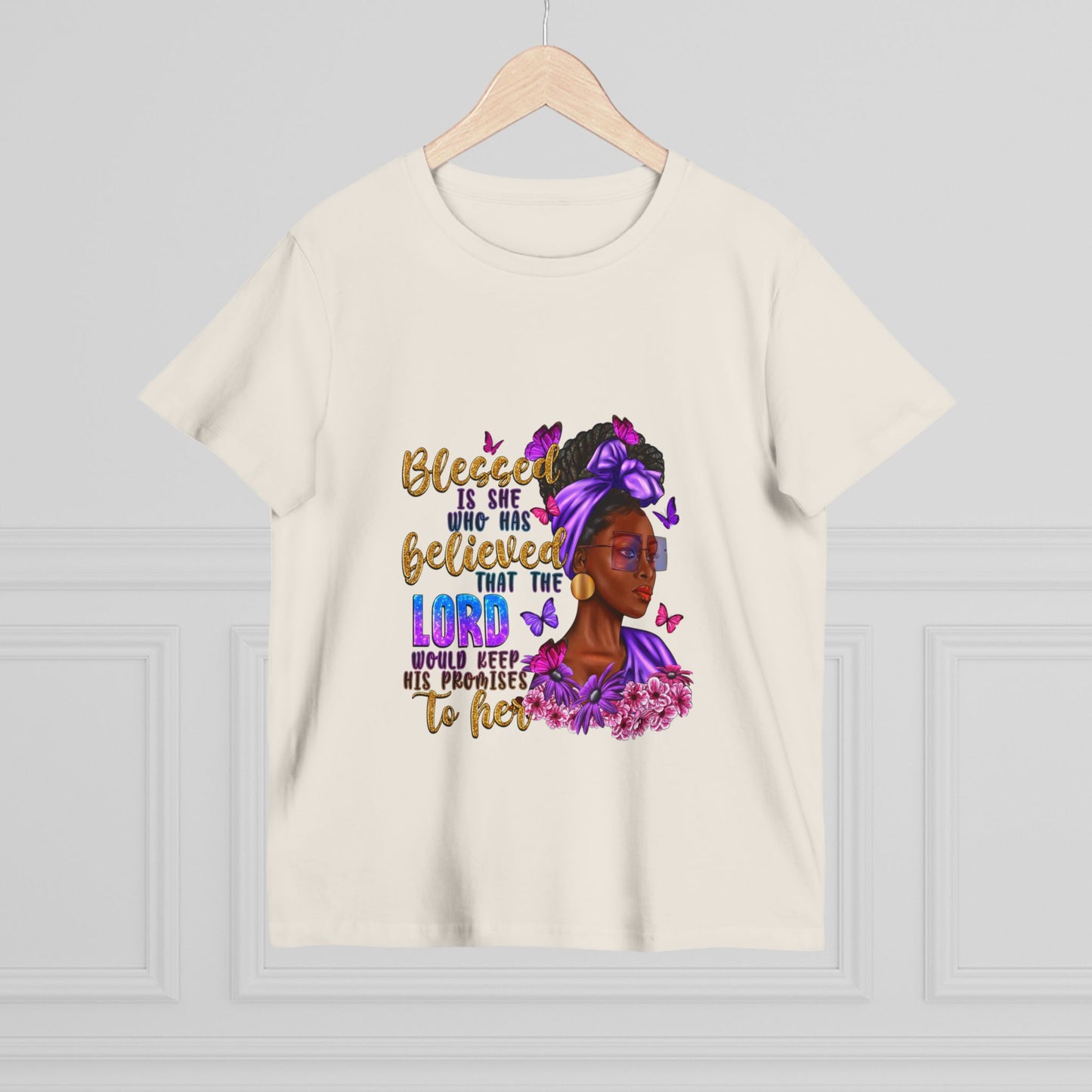 Inspirational Women’s Maple Tee - Blessed is She Design