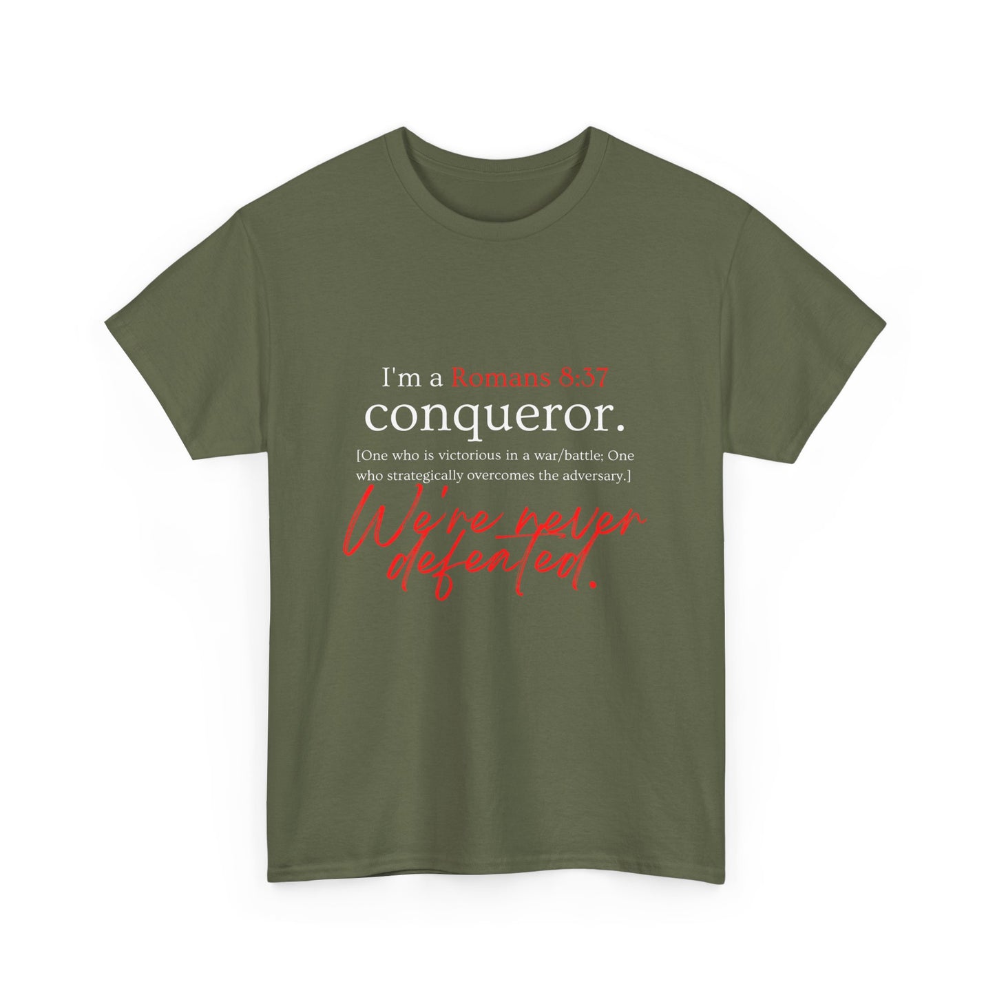 More than a Conqueror Unisex Heavy Cotton Tee
