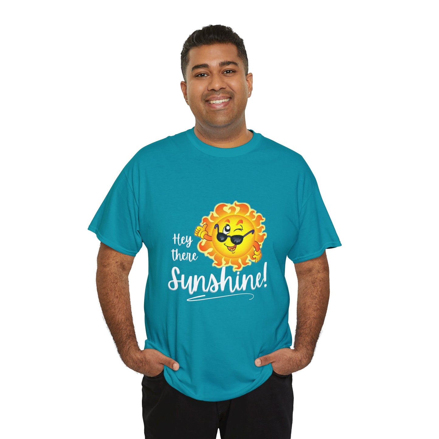 Hey Sunshine Unisex Heavy Cotton Tee