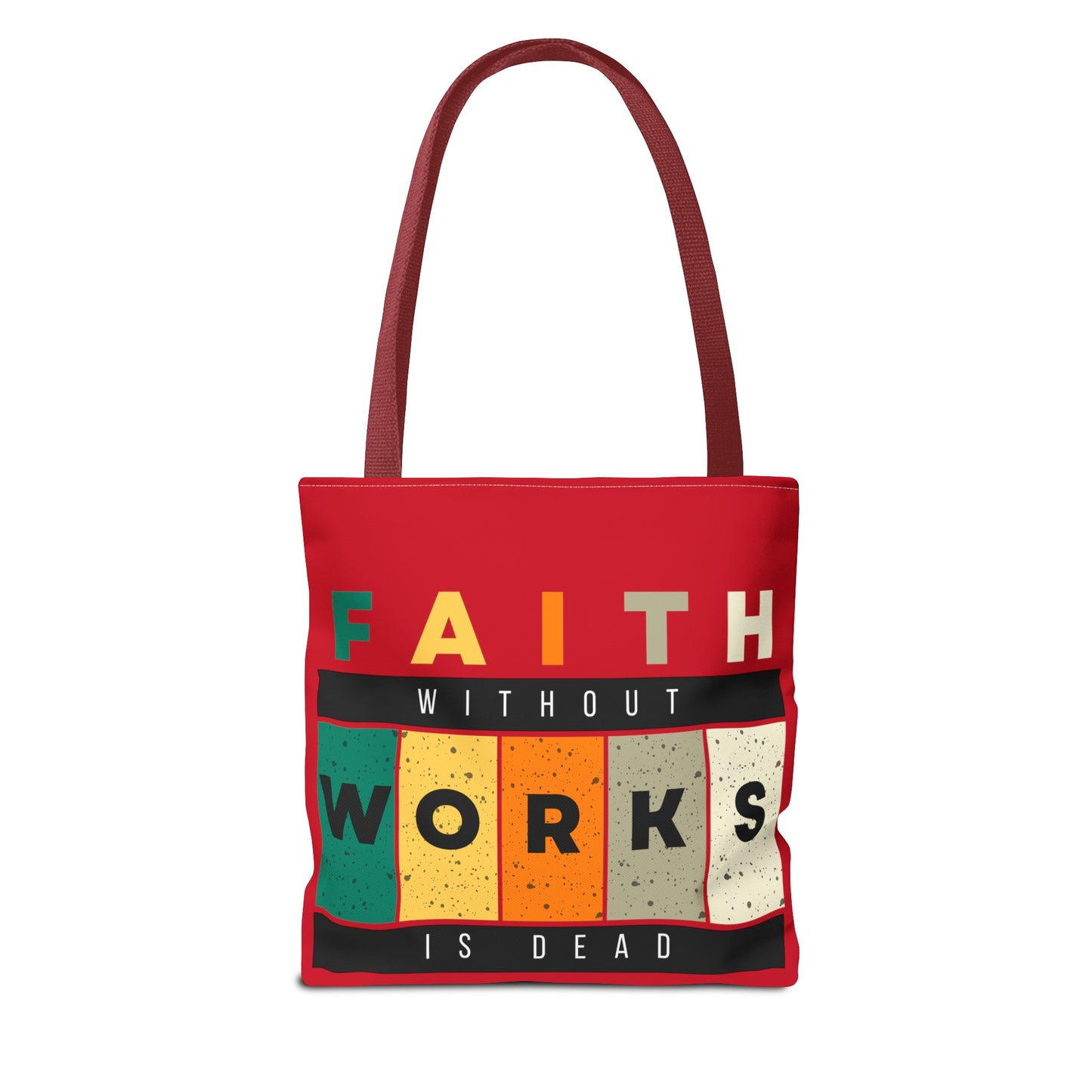 Faith Works Tote Bag (AOP)