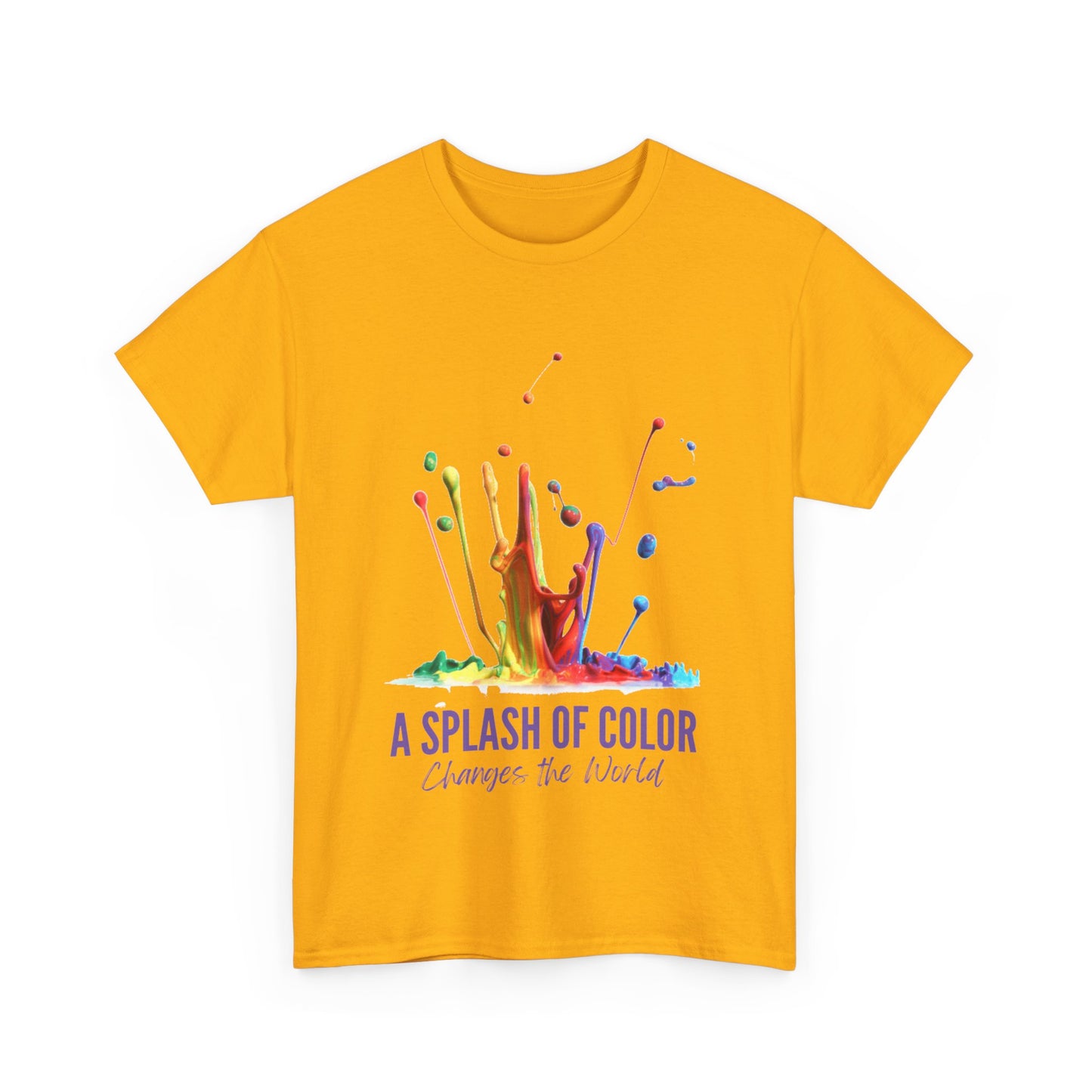 A Splash of Color Unisex Heavy Cotton Tee