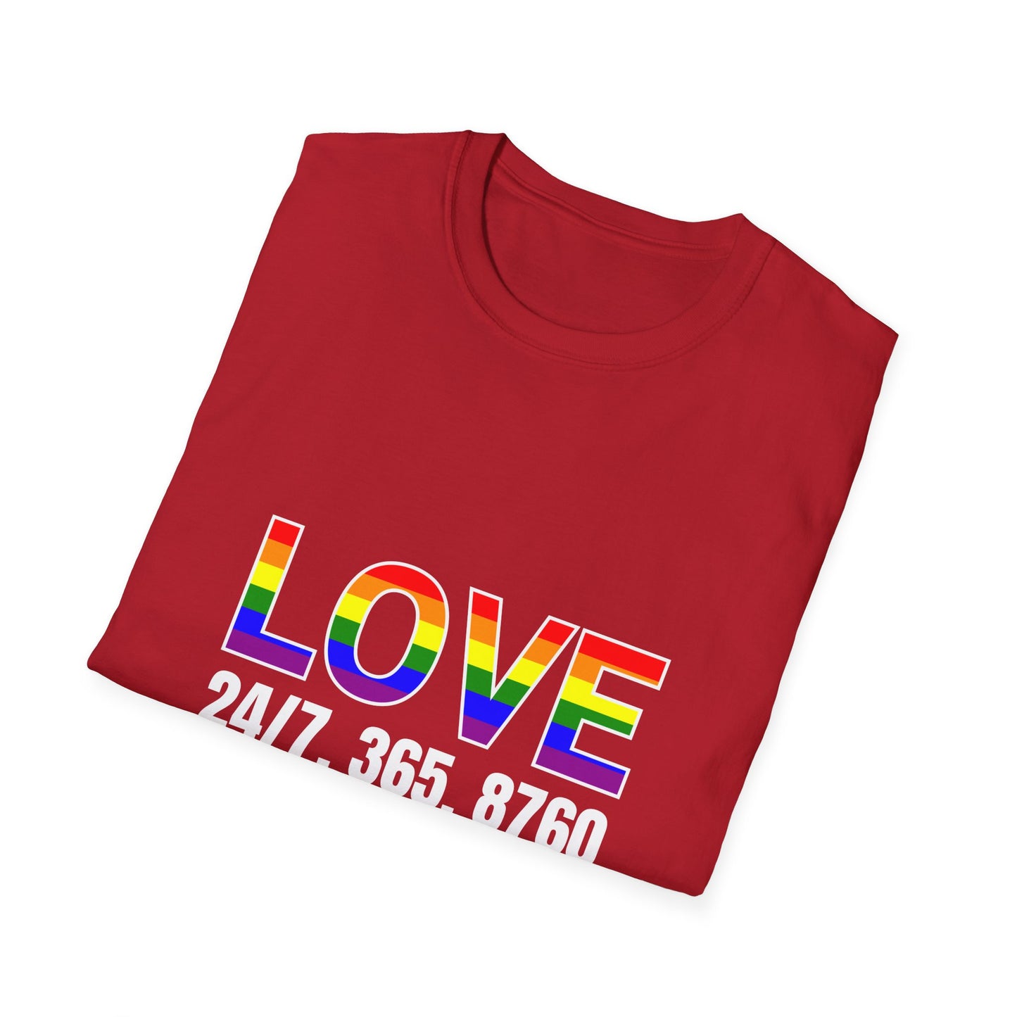 Unisex Love T-Shirt | Pride, LGBTQ+ Gift, Everyday Wear, Casual Fashion, Rainbow Tee