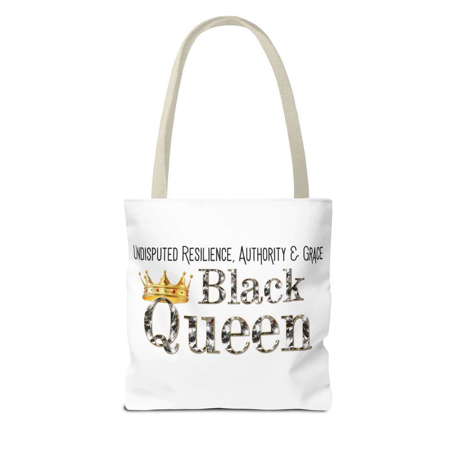 Black Queen Tote Bag (AOP)