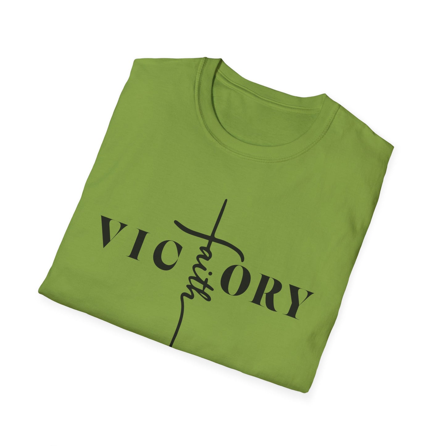 Faith & Victory Unisex Softstyle T-Shirt - Spiritual Inspirational Tee