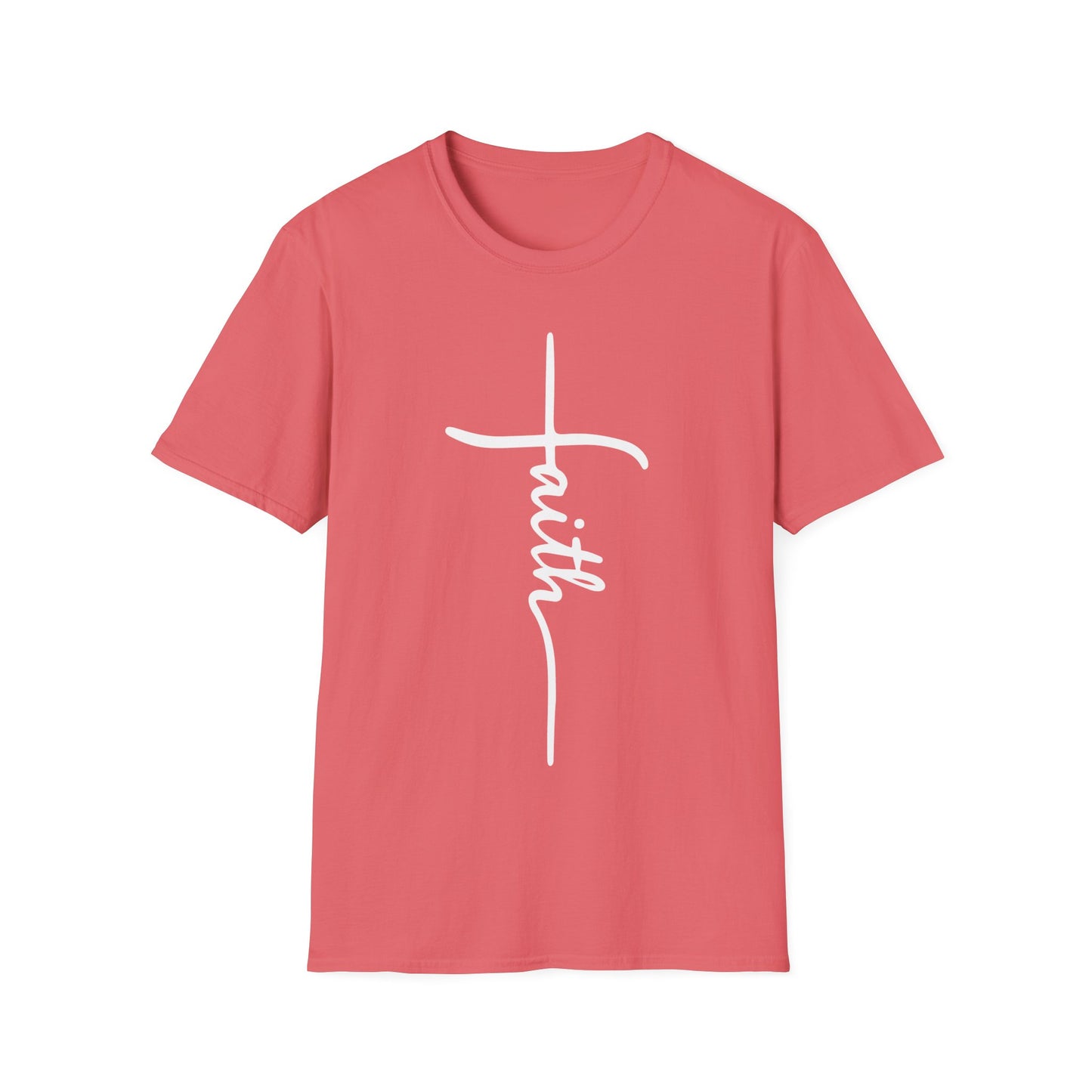 Faith Cross Unisex Softstyle T-Shirt