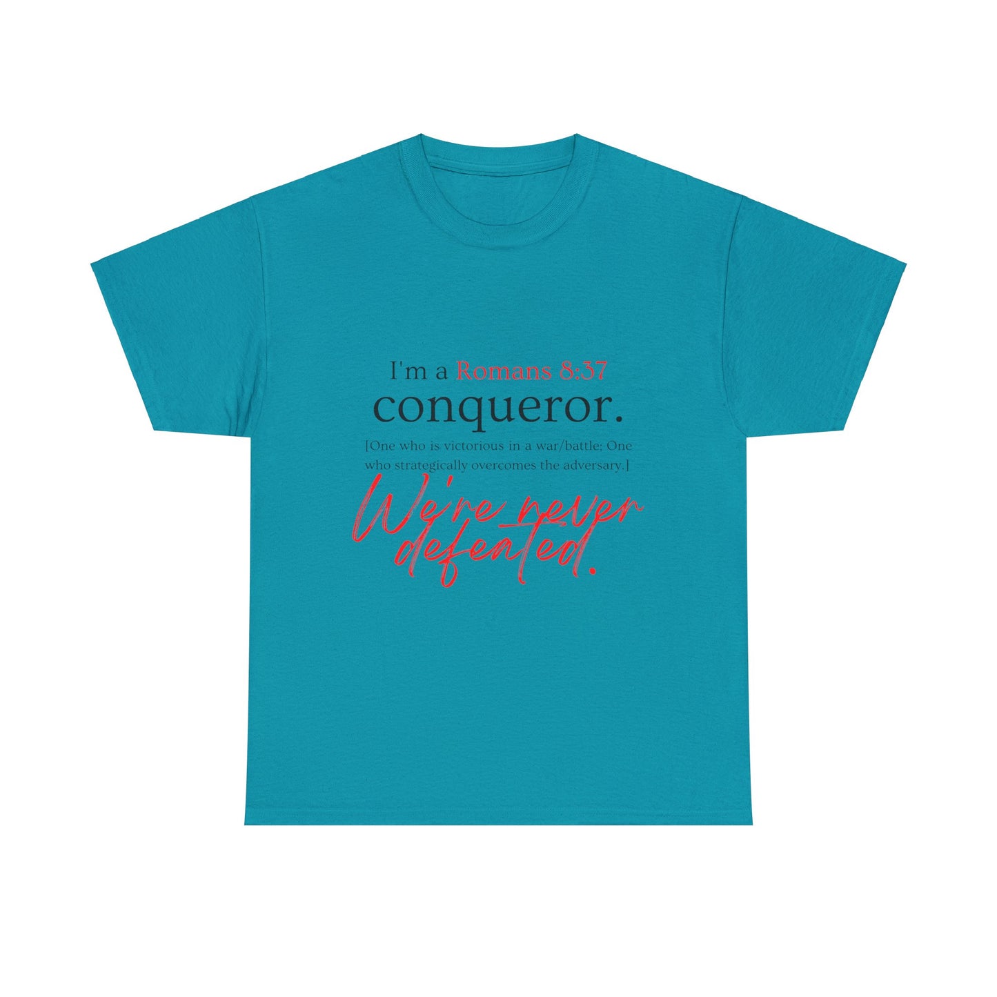 More than a Conqueror Unisex Heavy Cotton Tee