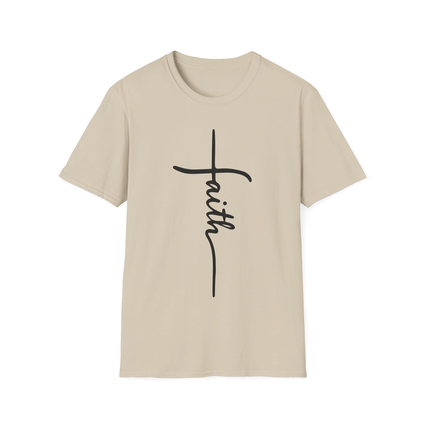Faith Cross Unisex Softstyle T-Shirt