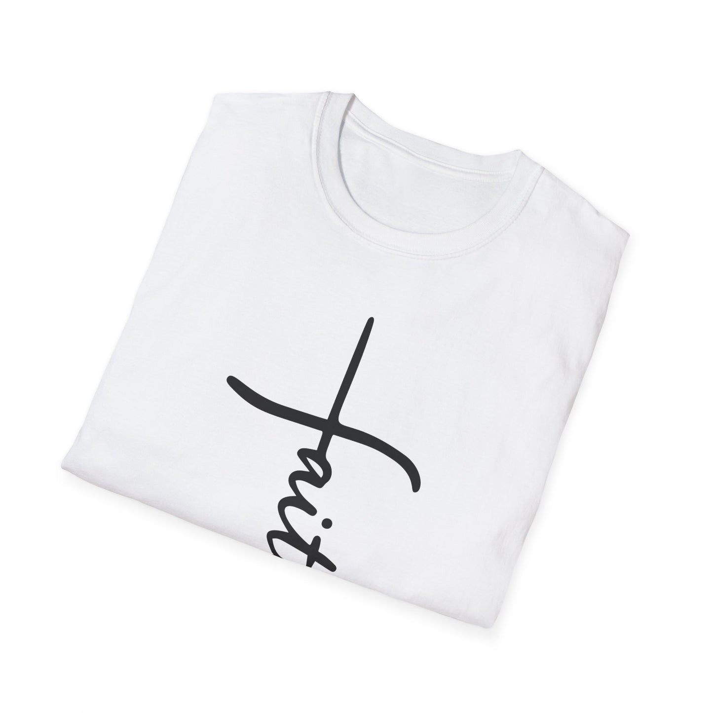 Faith Cross Unisex Softstyle T-Shirt