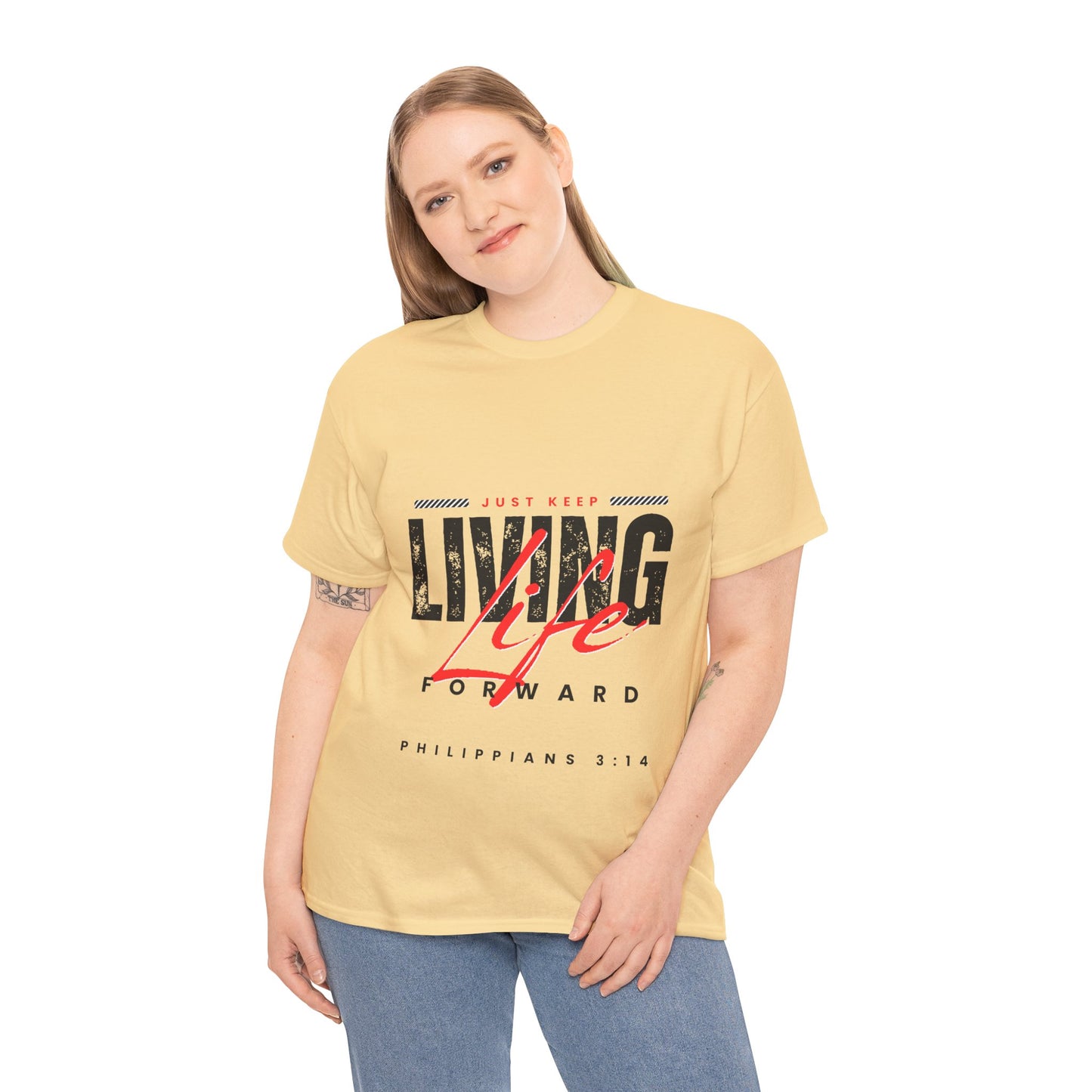 Living Life Forward Unisex Heavy Cotton Tee