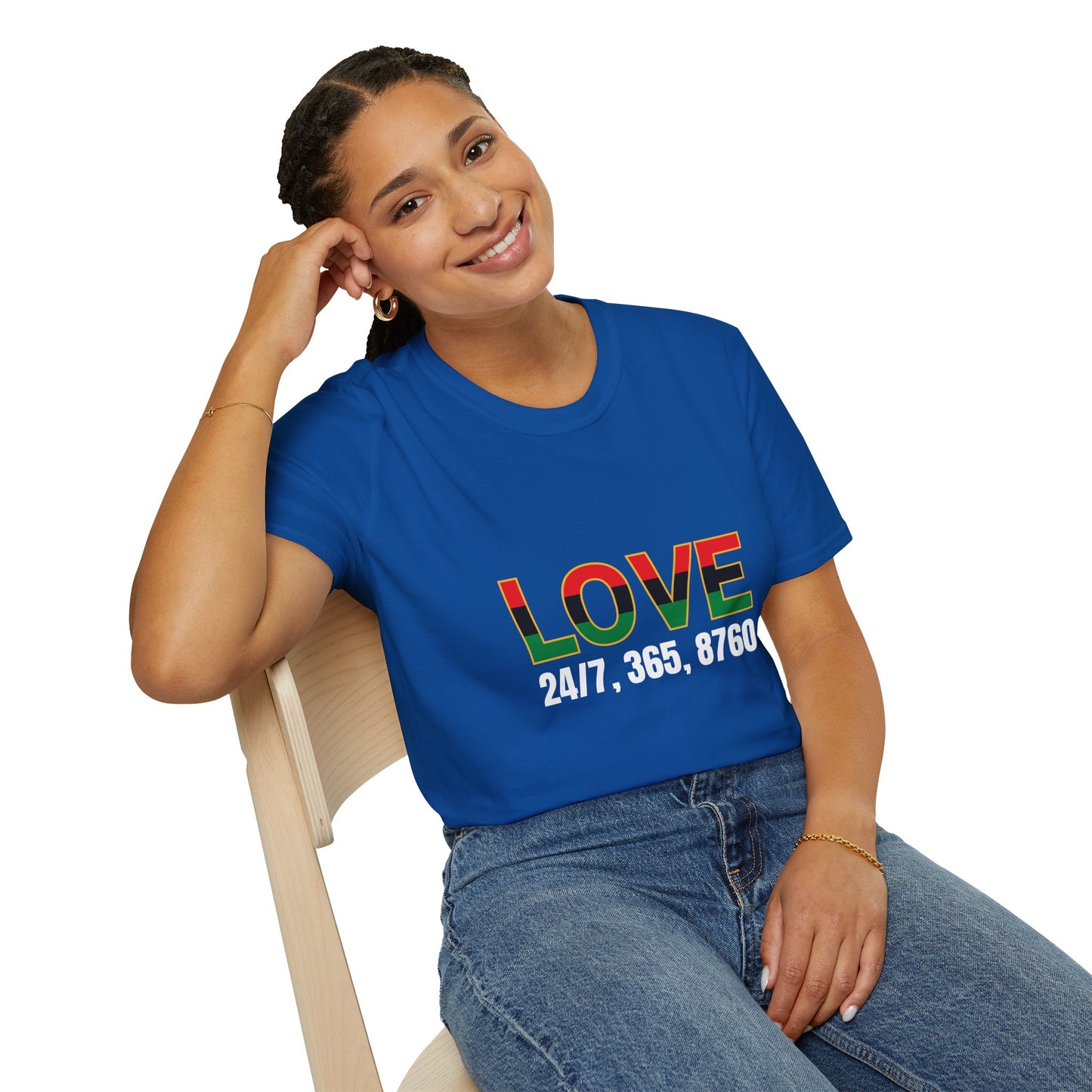 Love All Year Unisex Softstyle T-Shirt | Casual Wear, Gift for Her, Gift for Him, Love Shirt, Everyday Outfit