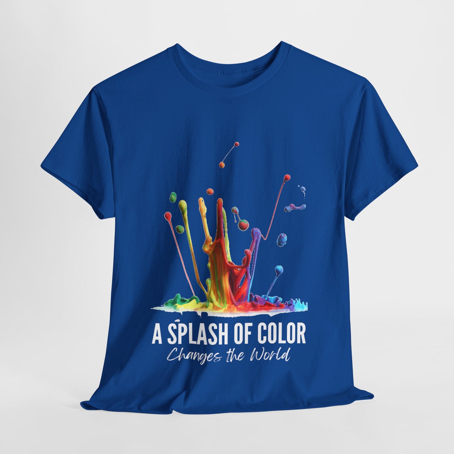 A Splash of Color Unisex Heavy Cotton Tee