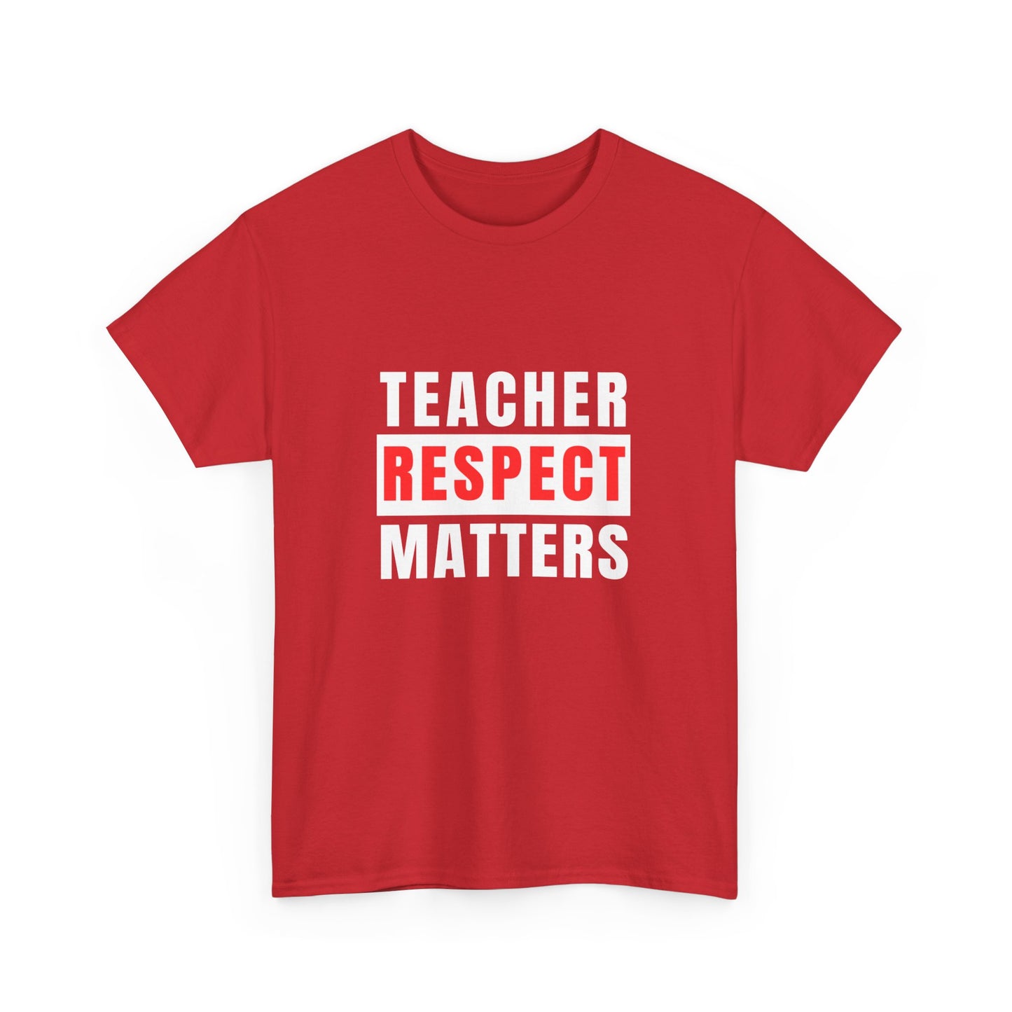 Teachers Matter Unisex Heavy Cotton Tee