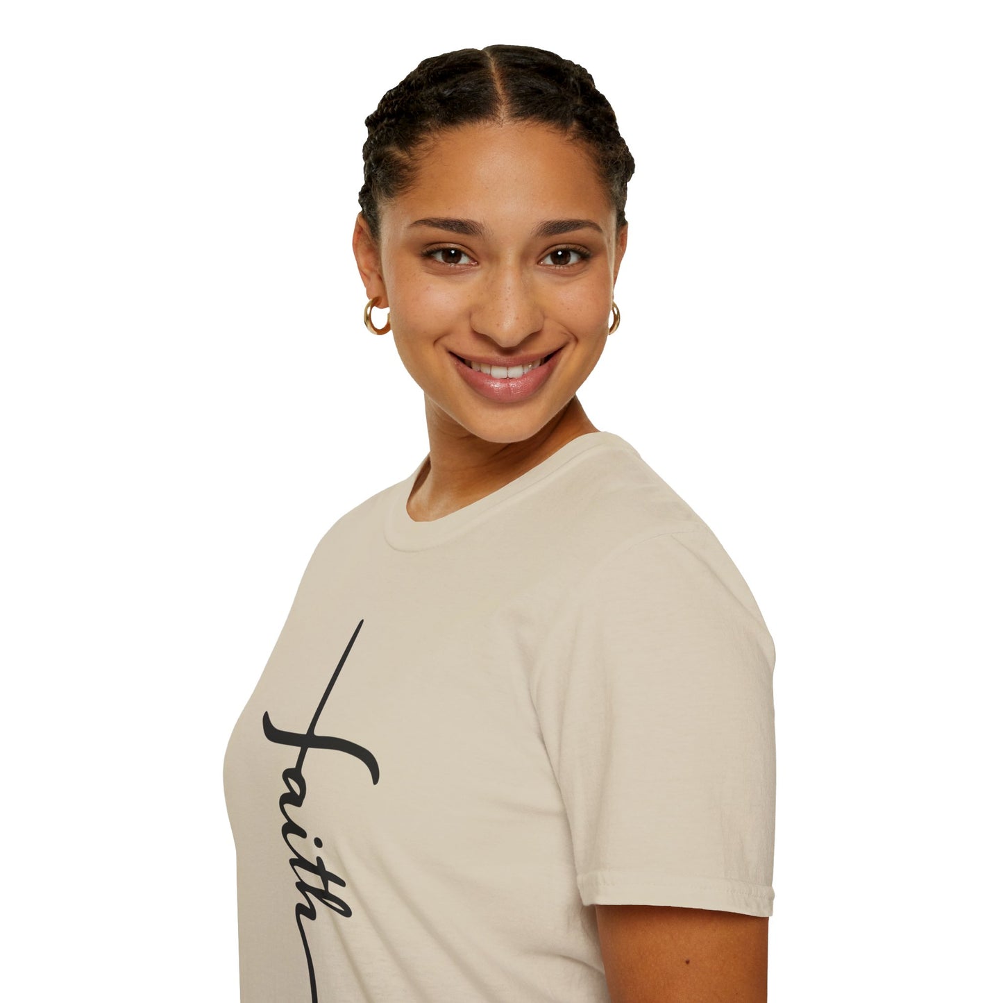 Faith Cross Unisex Softstyle T-Shirt
