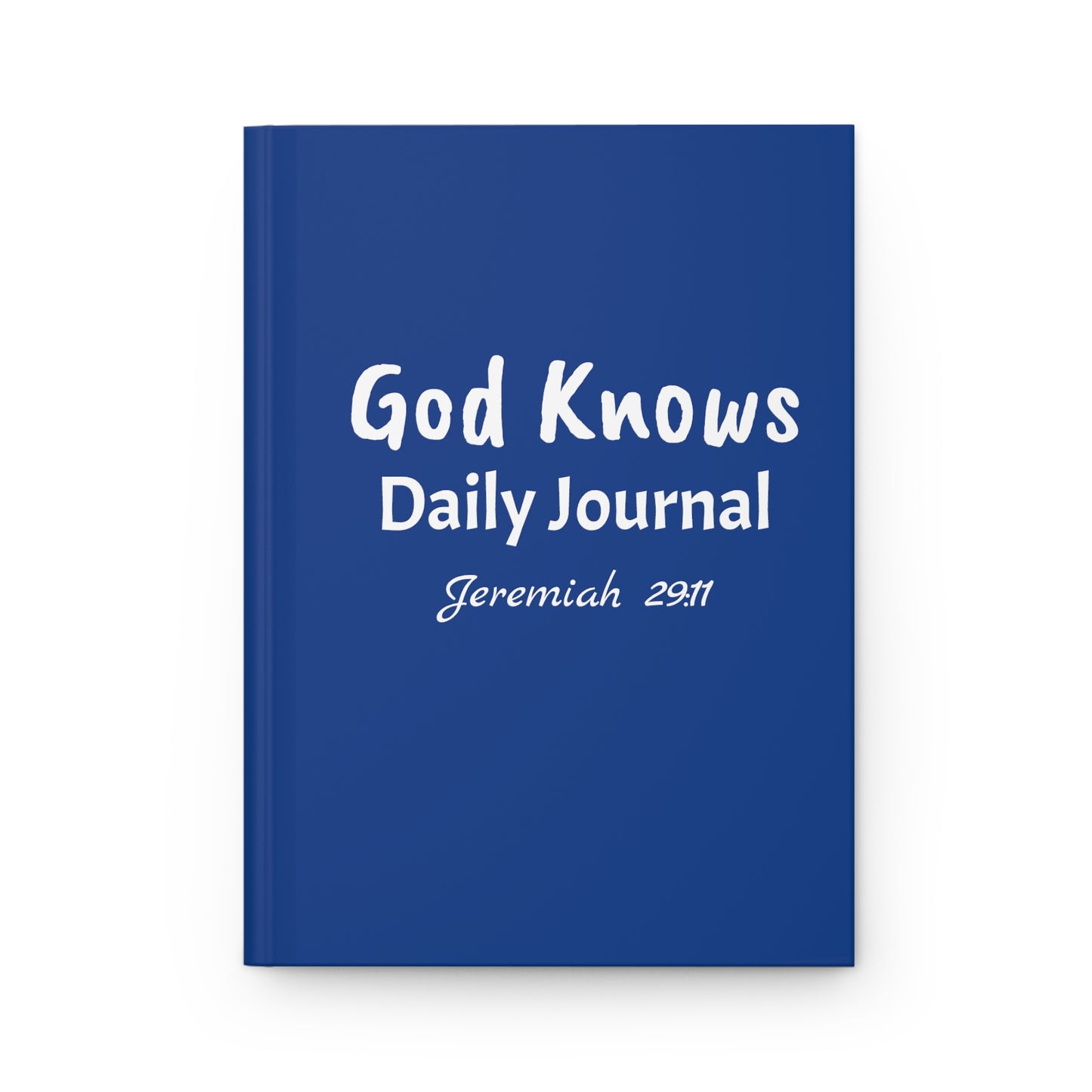 Daily Journal (Blue & White) Hardcover Journal Matte