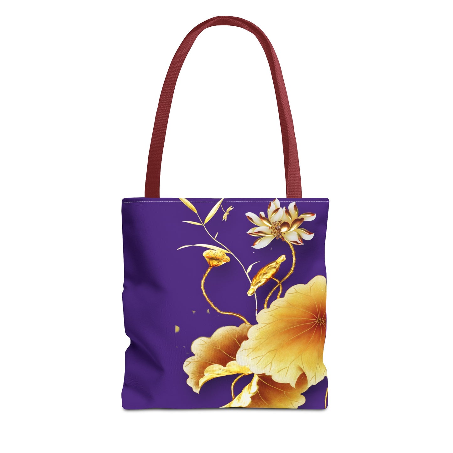 Golden Flower Tote Bag (AOP)