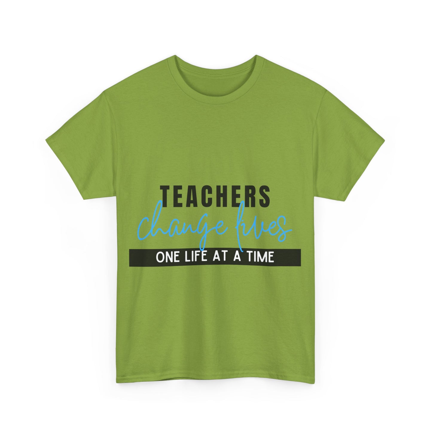 Teachers Change Lives Unisex Heavy Cotton Tee