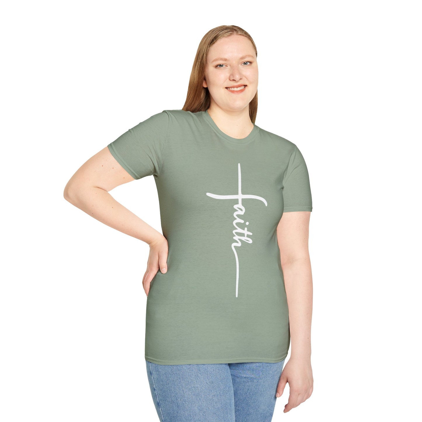 Faith Cross Unisex Softstyle T-Shirt