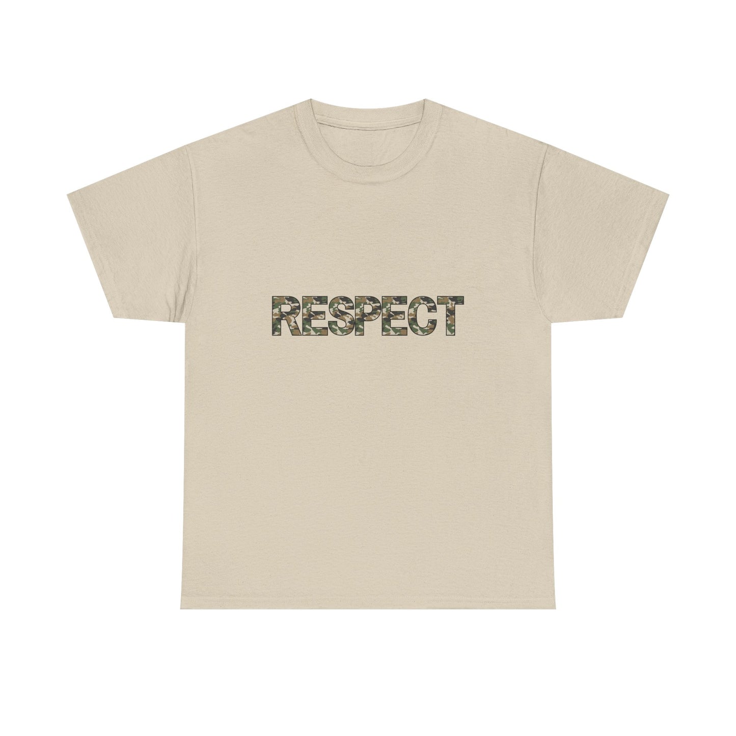 Unisex Heavy Cotton Tee - Camo Respect T-Shirt