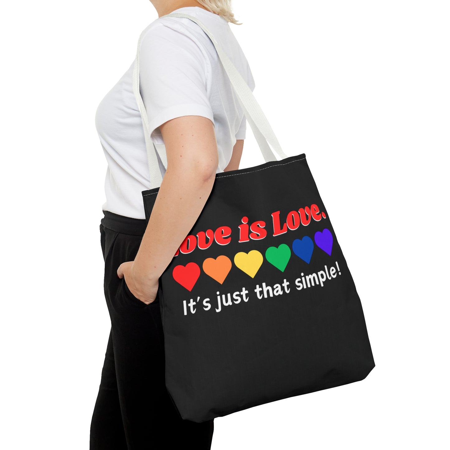 Love is Love Tote Bag (AOP)