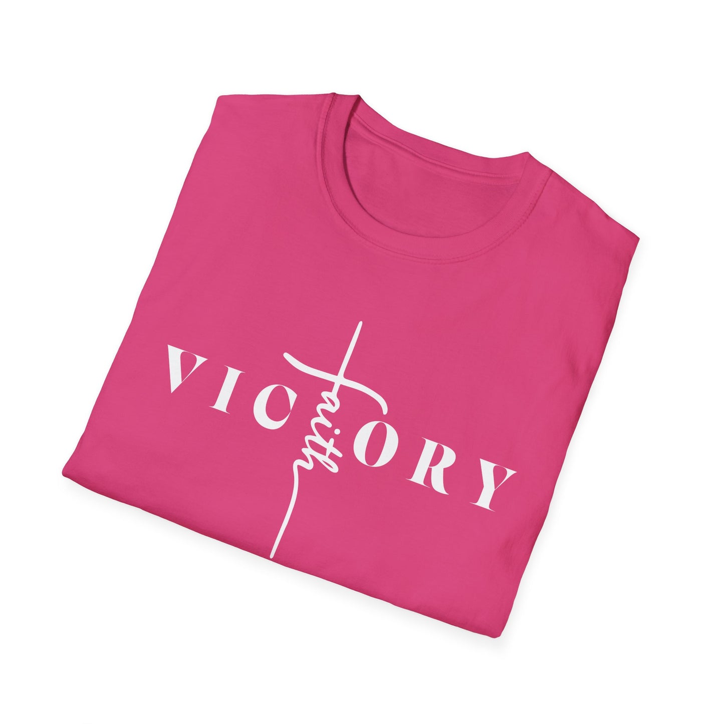 Faith & Victory Unisex Softstyle T-Shirt - Spiritual Inspirational Tee