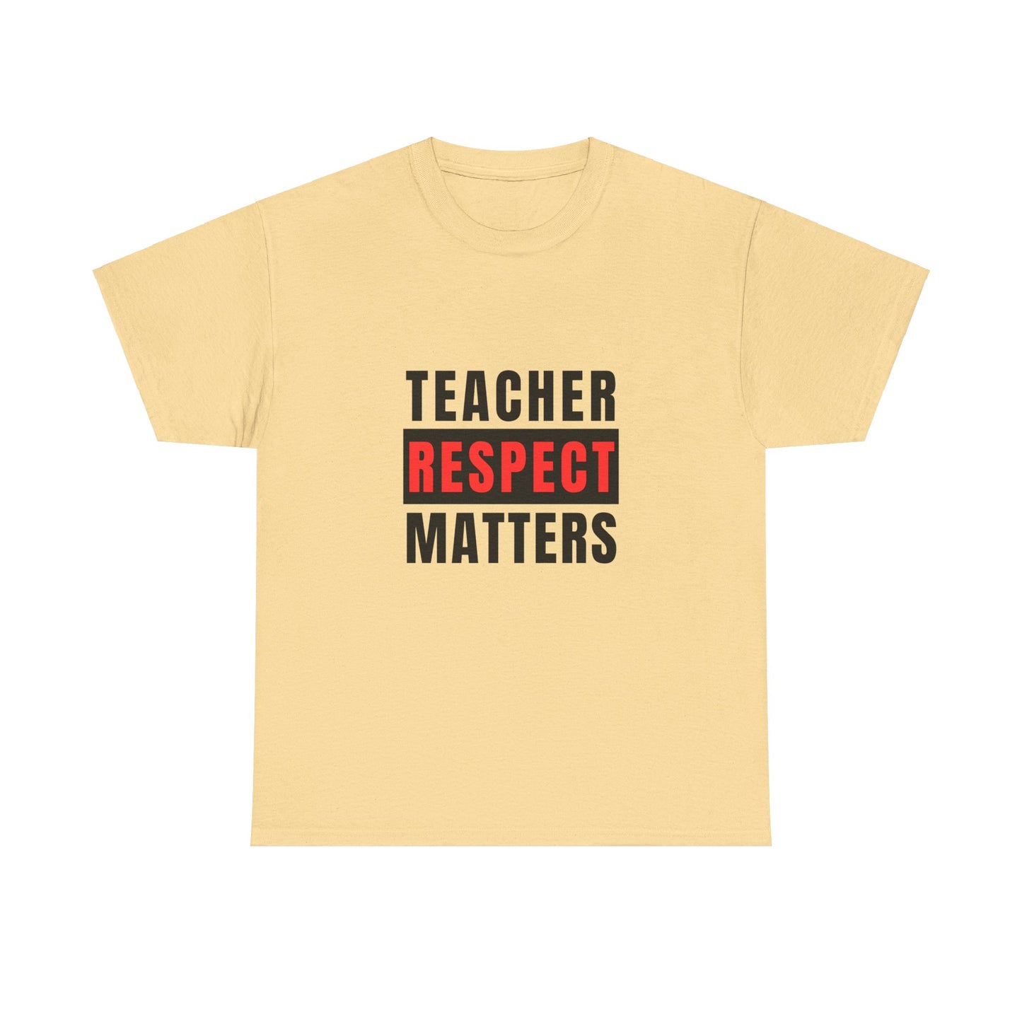 Teachers Matter Unisex Heavy Cotton Tee