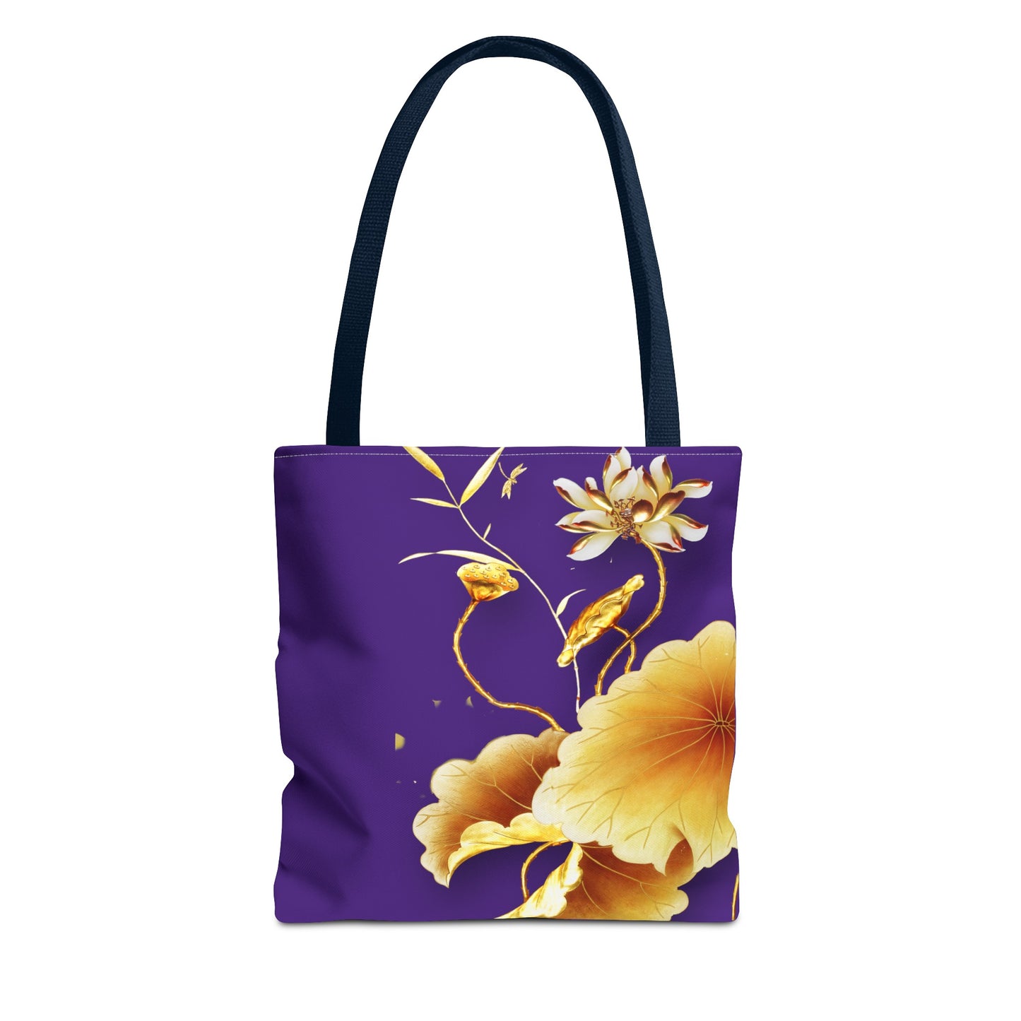 Golden Flower Tote Bag (AOP)