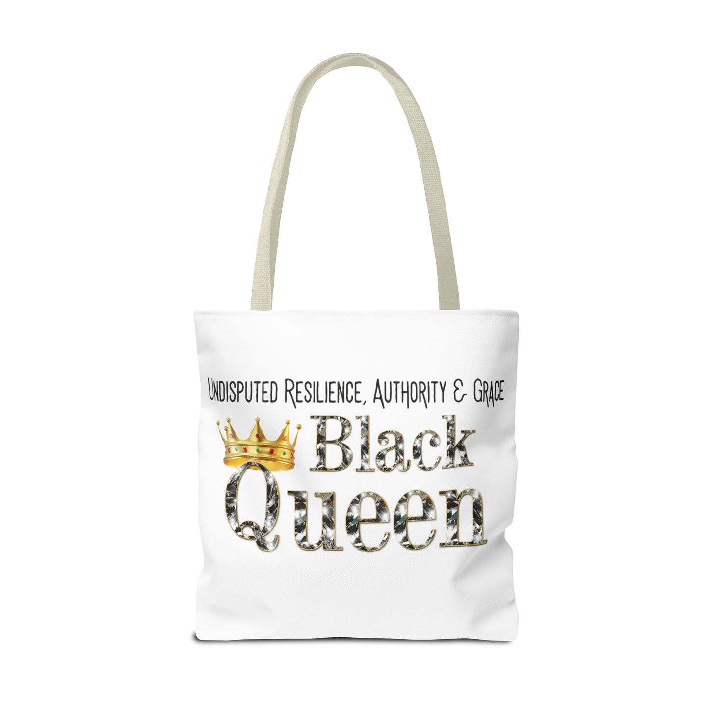 Black Queen Tote Bag (AOP)