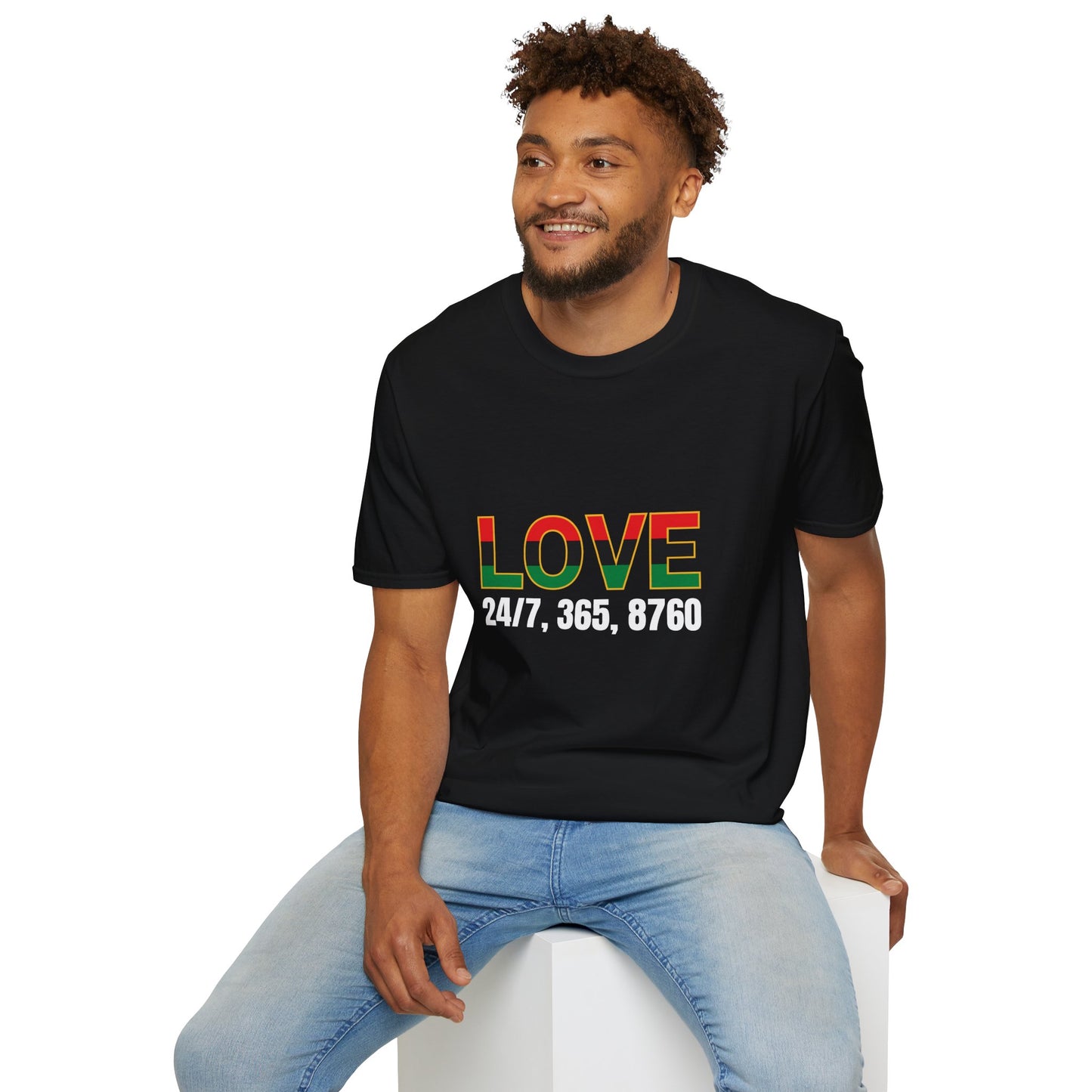 Love All Year Unisex Softstyle T-Shirt | Casual Wear, Gift for Her, Gift for Him, Love Shirt, Everyday Outfit