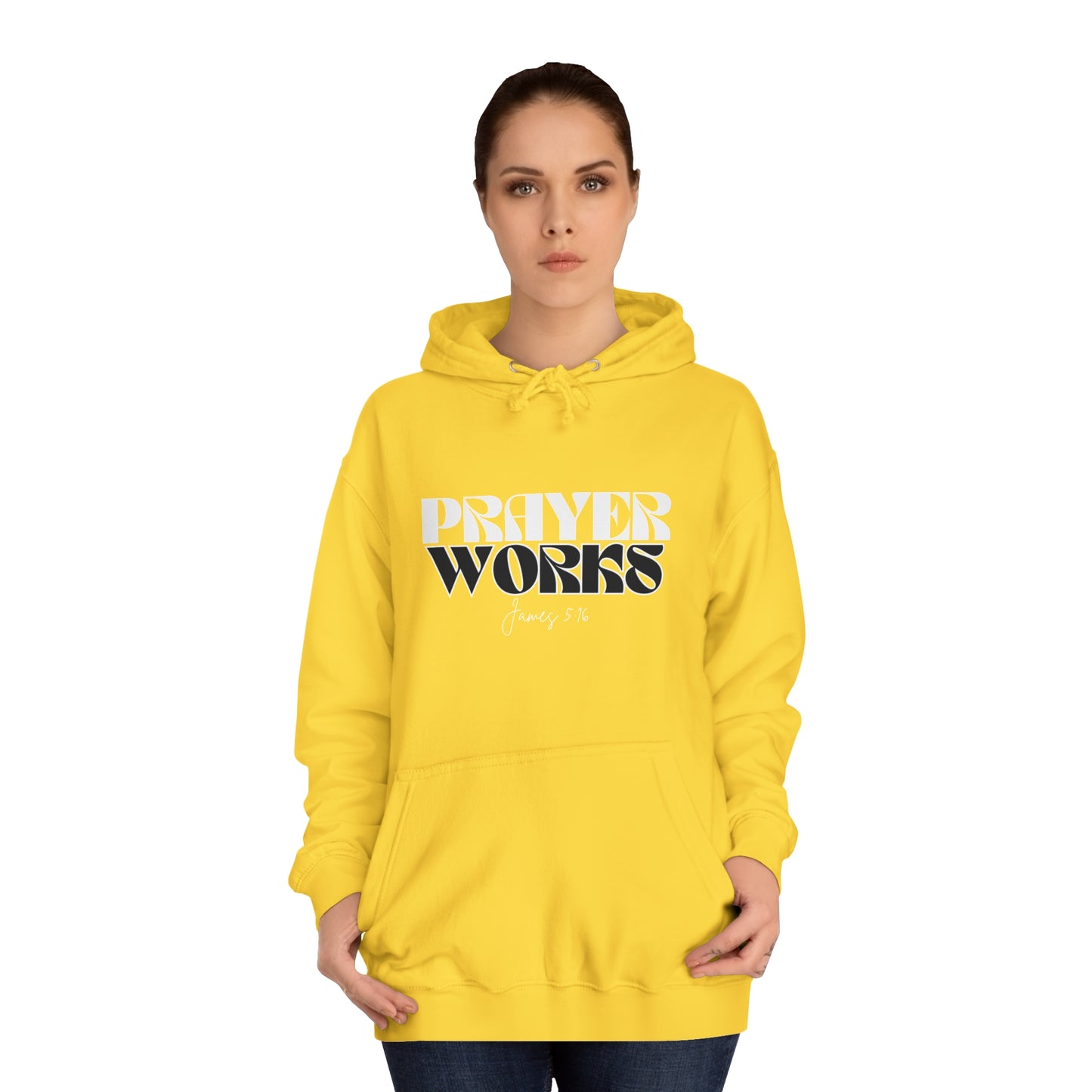 Prayer Works Unisex College Hoodie