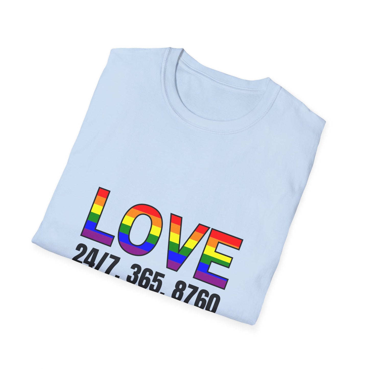 Unisex Love T-Shirt | Pride, LGBTQ+ Gift, Everyday Wear, Casual Fashion, Rainbow Tee