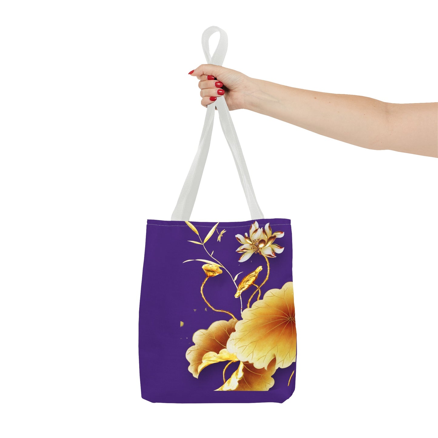 Golden Flower Tote Bag (AOP)