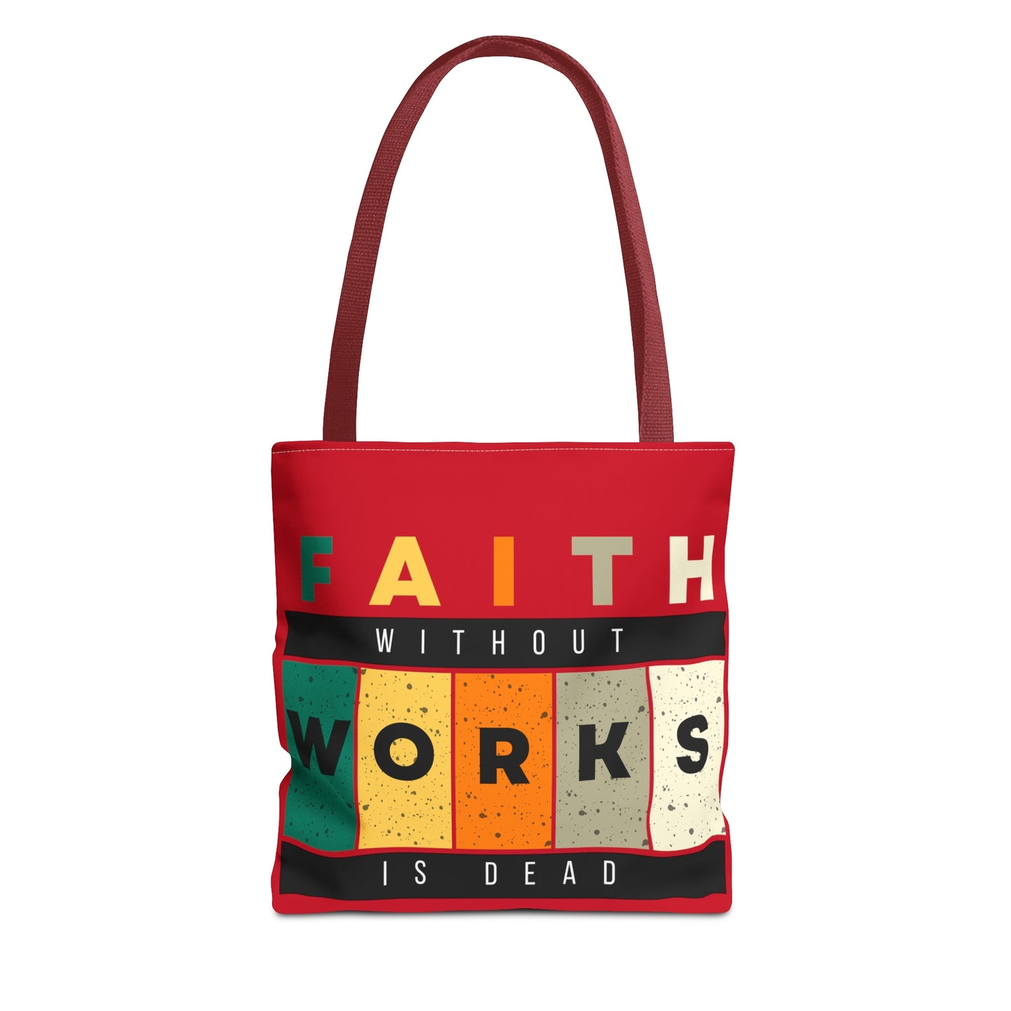 Faith Works Tote Bag (AOP)