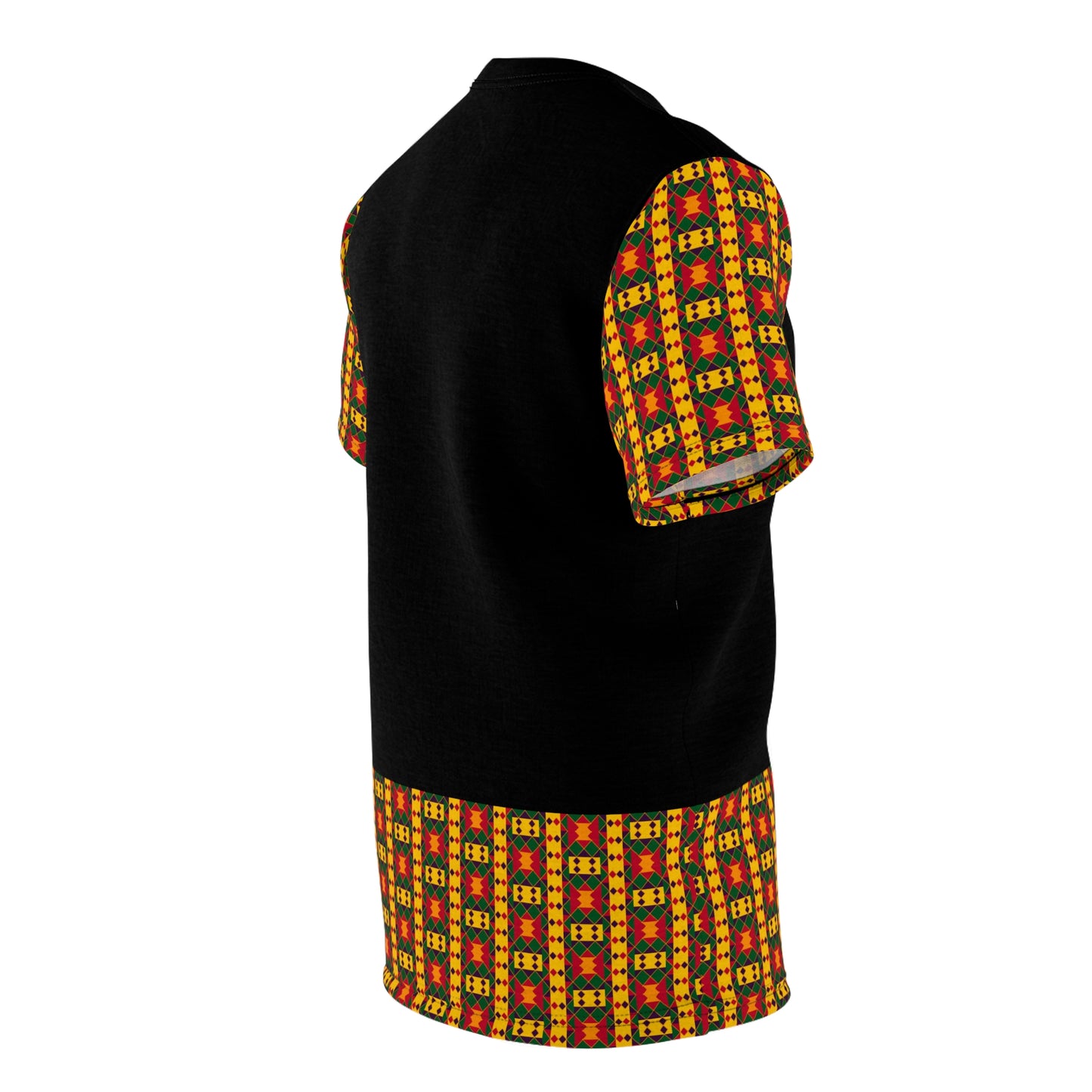 Kente Print Unisex Cut & Sew Tee (AOP)