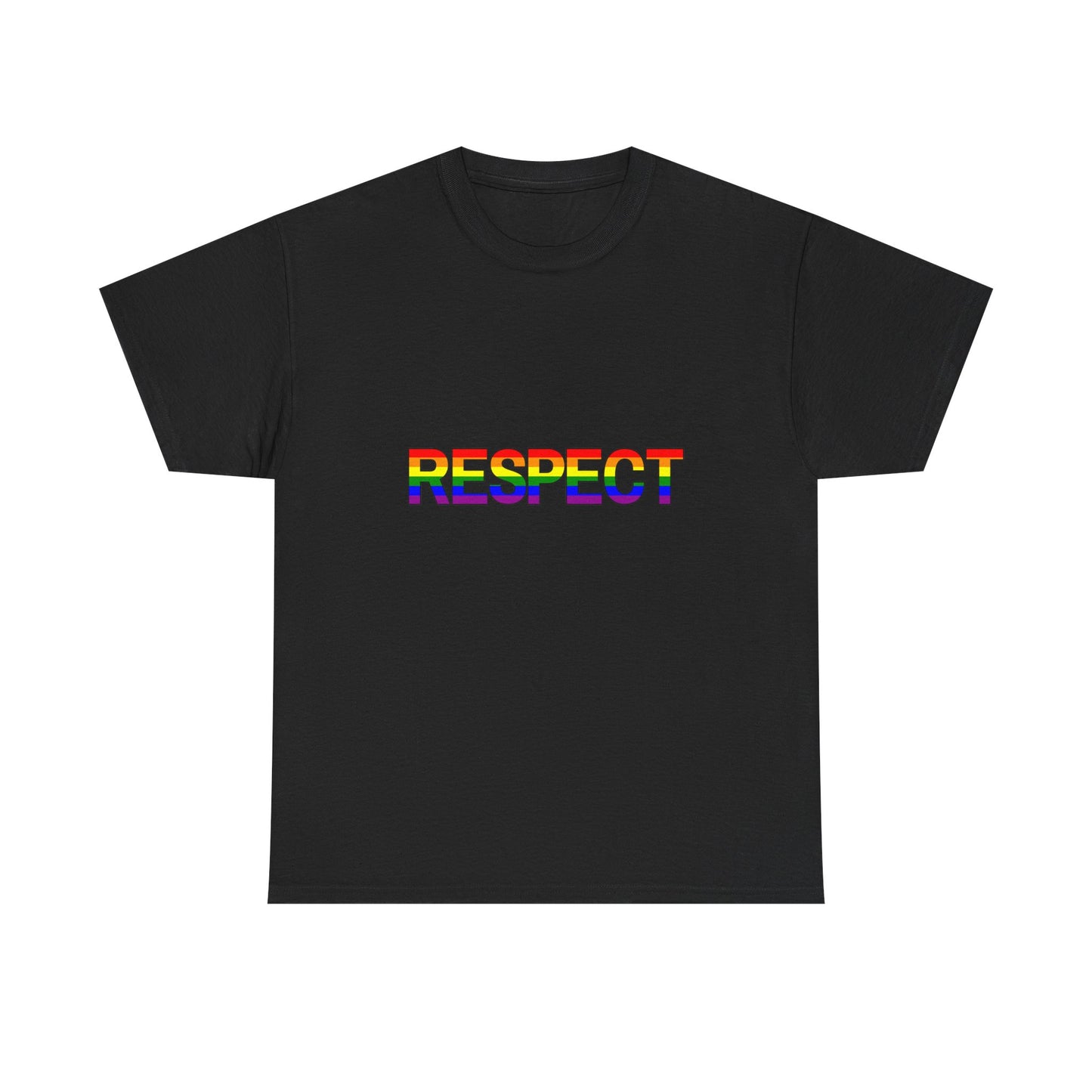 LGBTQ+ Respect Unisex Heavy Cotton Tee - Pride Apparel