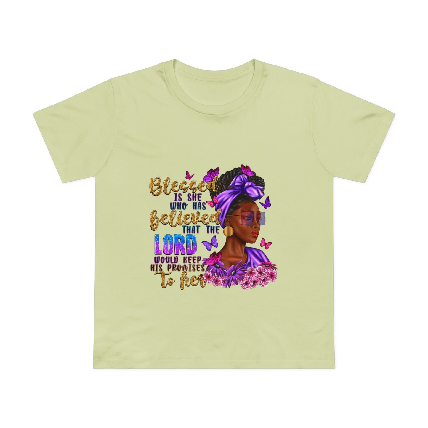Inspirational Women’s Maple Tee - Blessed is She Design