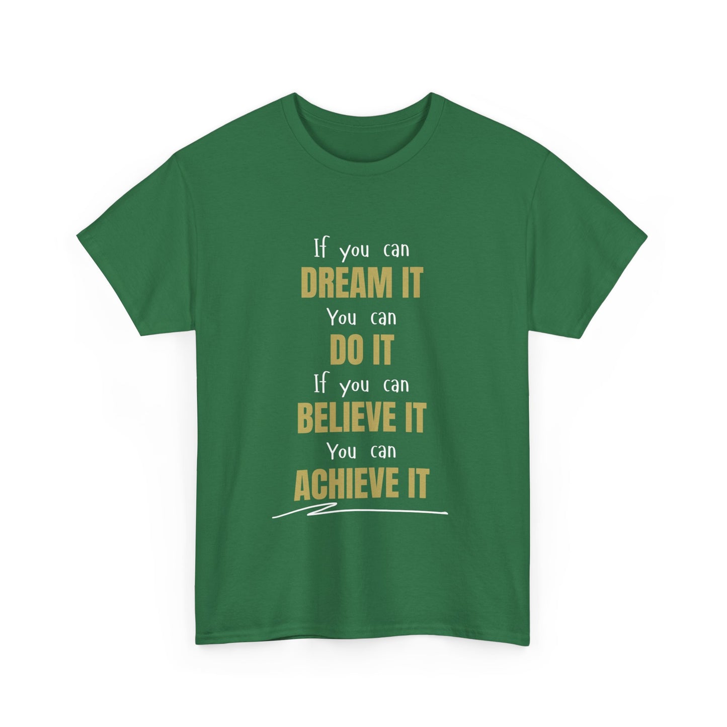 You Can Achieve It Unisex Heavy Cotton Tee