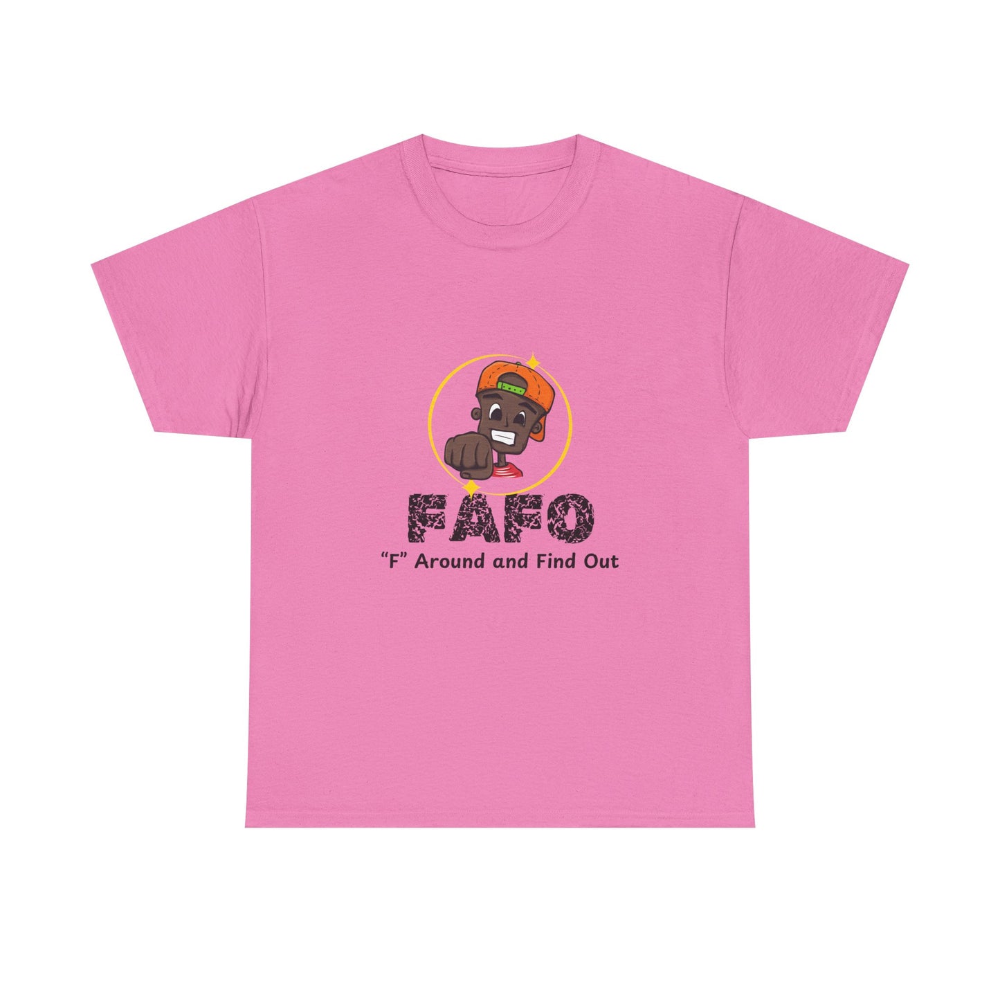 F.A.F.O. Unisex Heavy Cotton Tee - Casual Graphic T-Shirt for Fun Expression