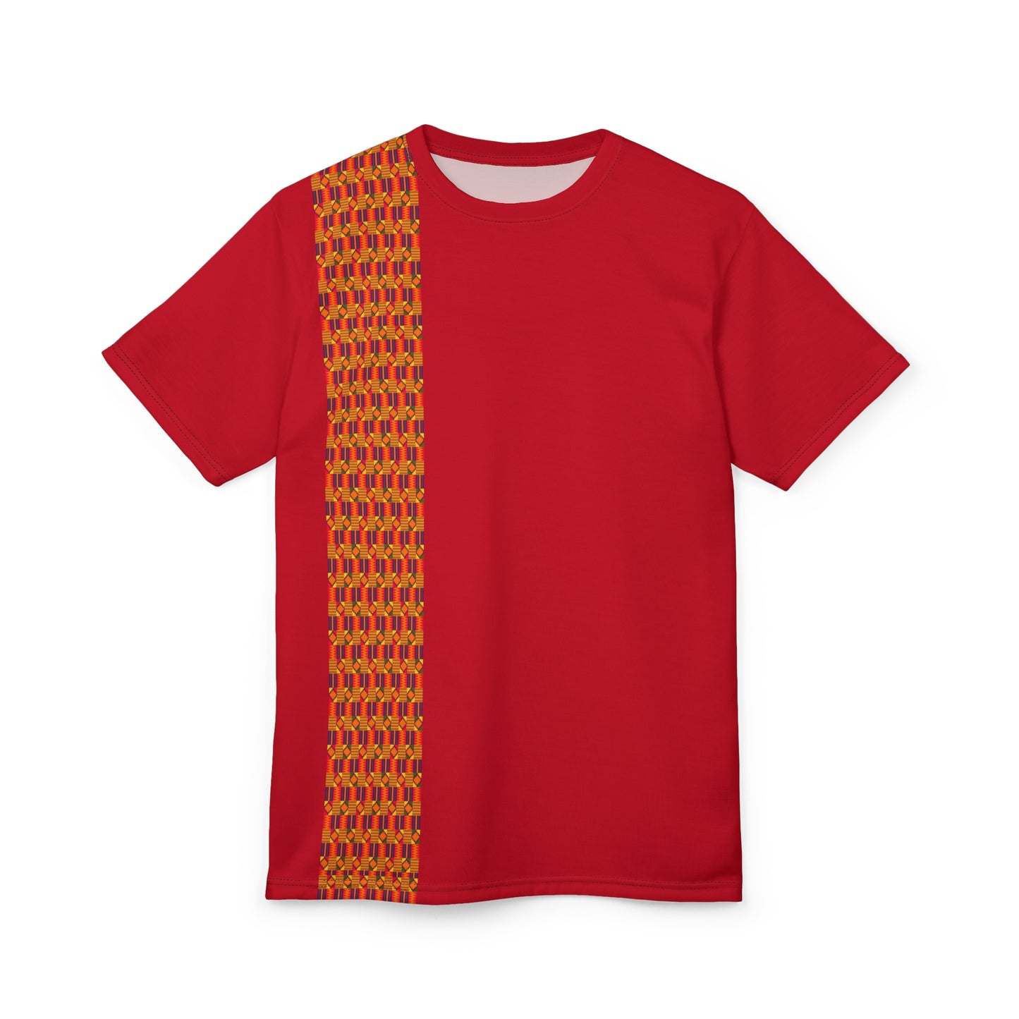 Kente print Unisex Cut & Sew Tee (AOP)