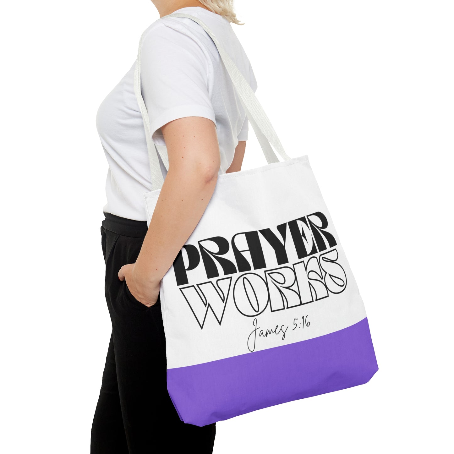 Prayer Works Tote Bag (AOP)