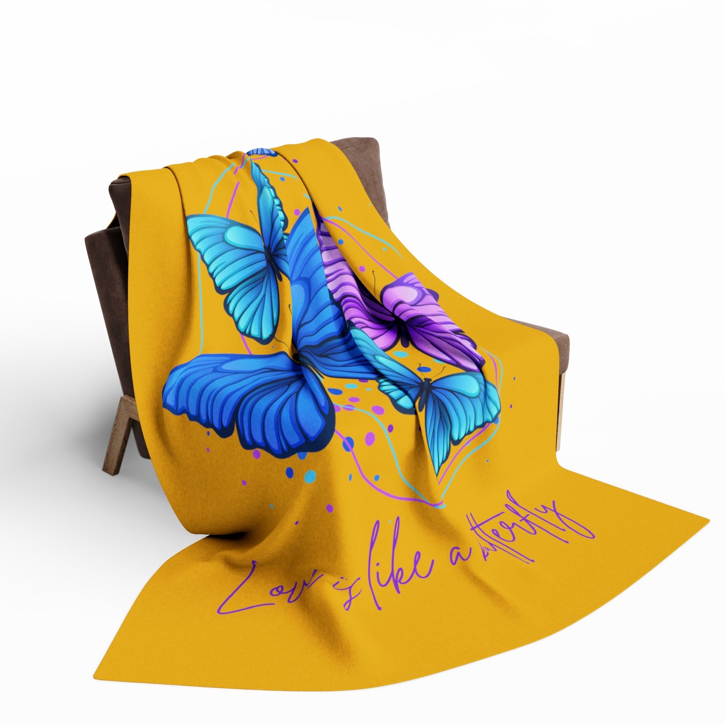 Butterfly Arctic Fleece Blanket