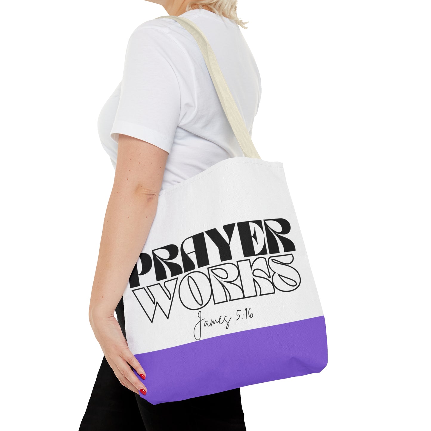 Prayer Works Tote Bag (AOP)