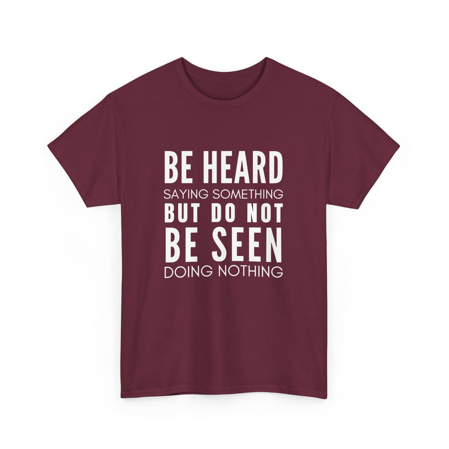 Heard Not Seen Unisex Heavy Cotton Tee