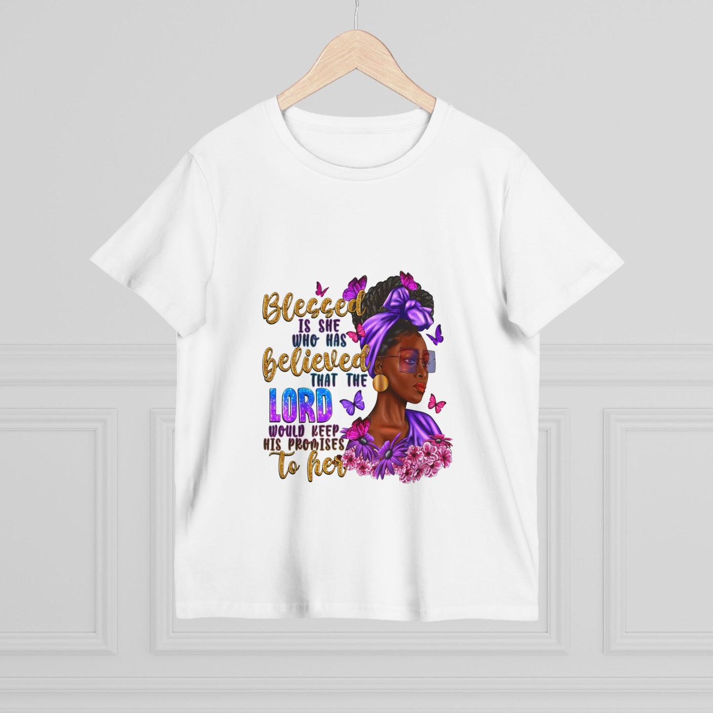 Inspirational Women’s Maple Tee - Blessed is She Design