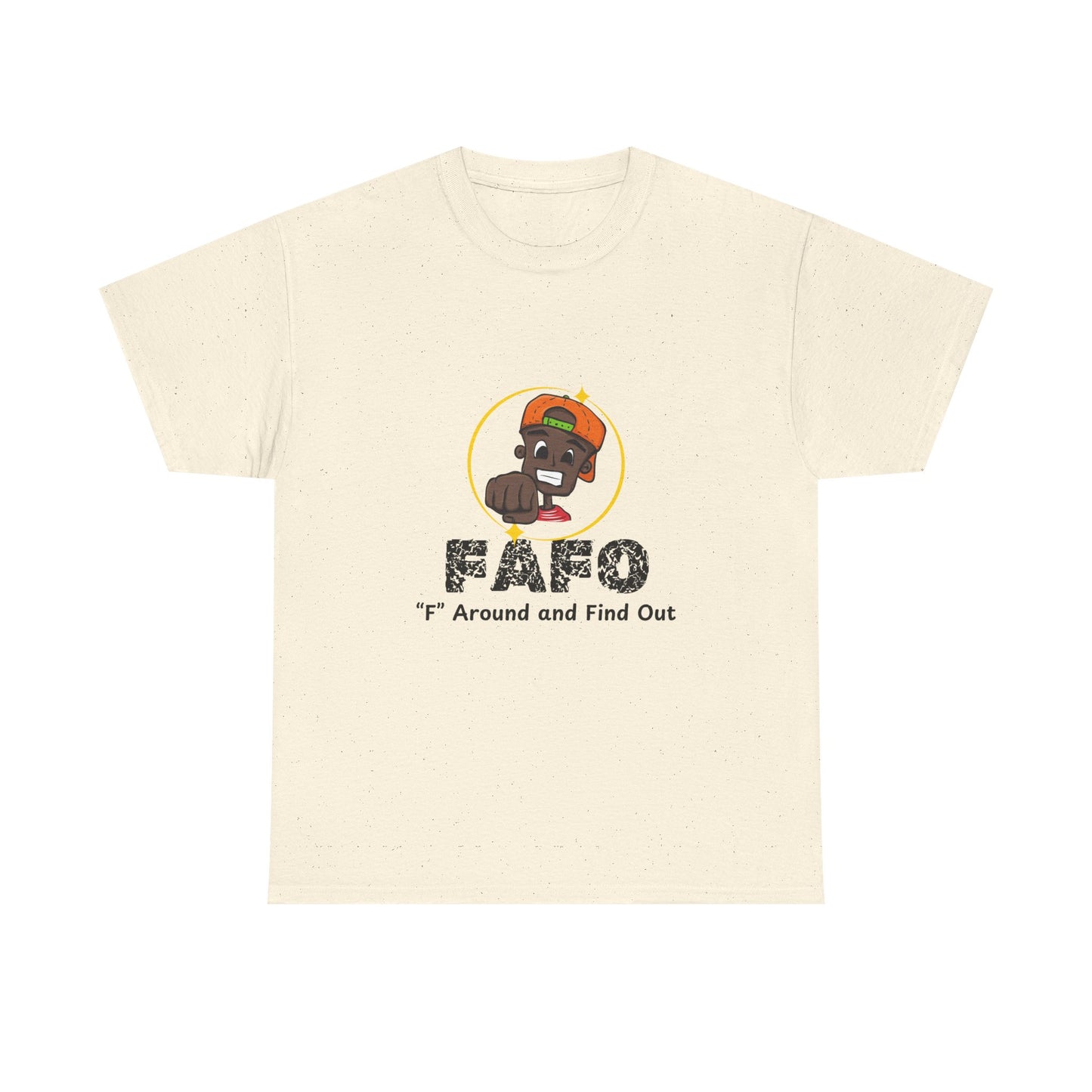 F.A.F.O. Unisex Heavy Cotton Tee - Casual Graphic T-Shirt for Fun Expression