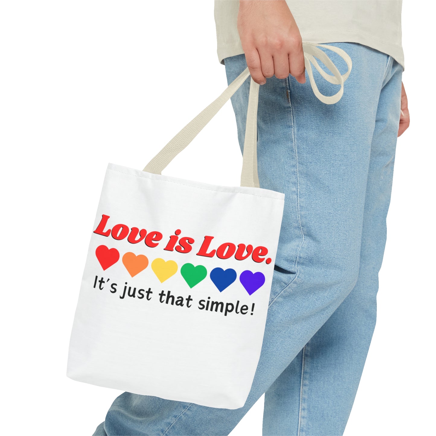 Love is Love Tote Bag (AOP)