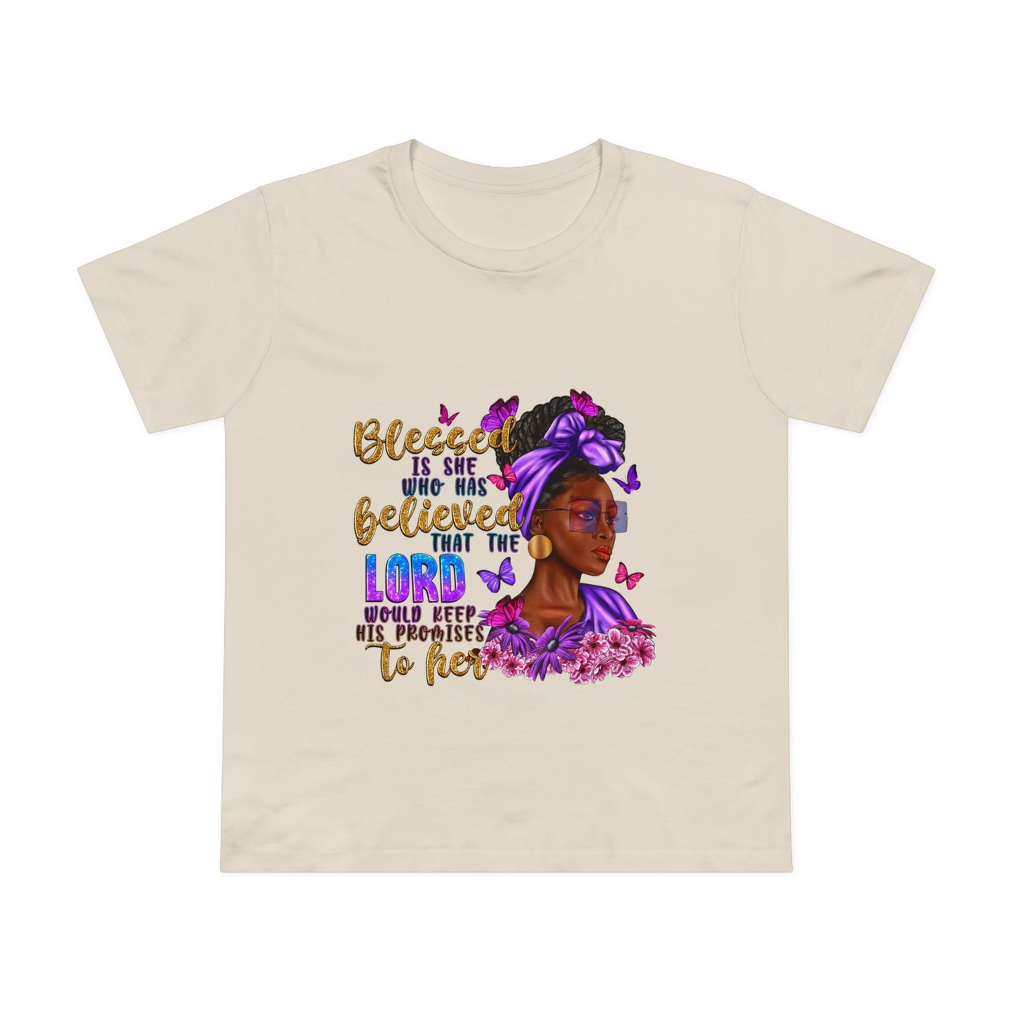 Inspirational Women’s Maple Tee - Blessed is She Design