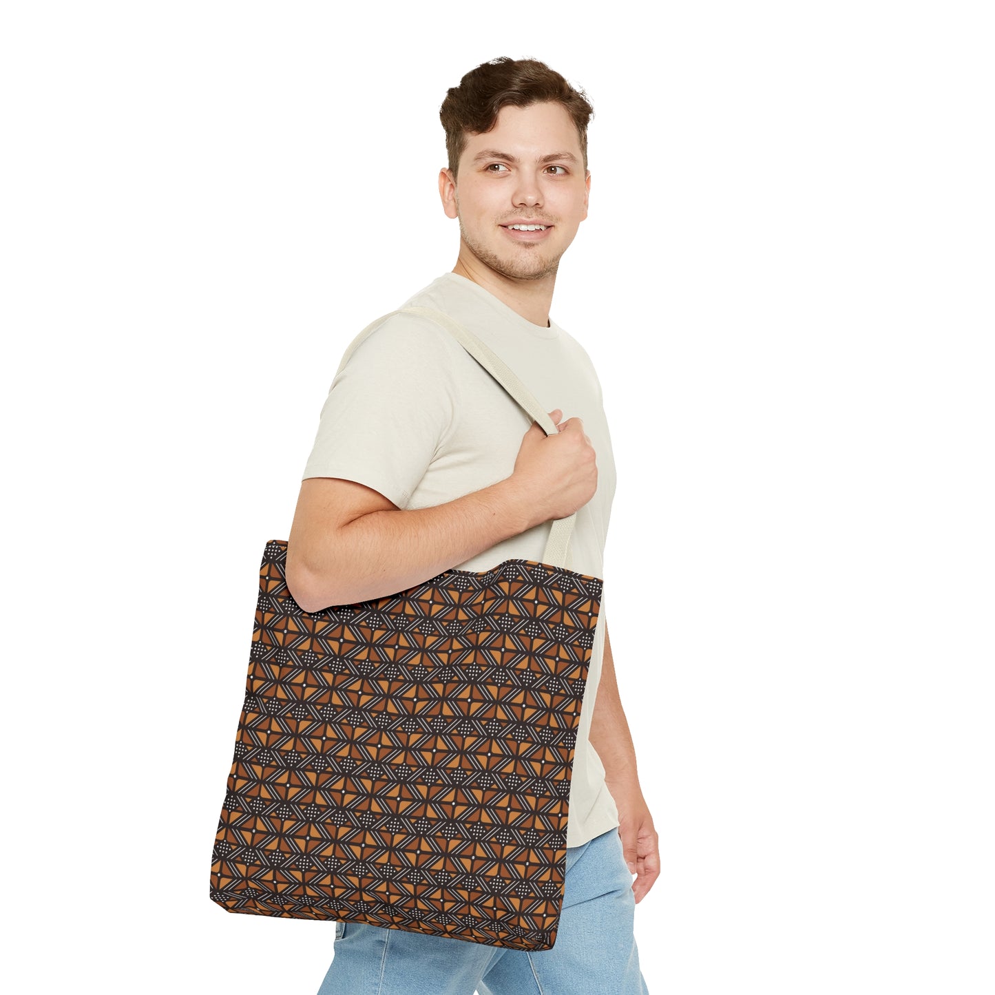 Mudcloth Print Tote Bag (AOP)