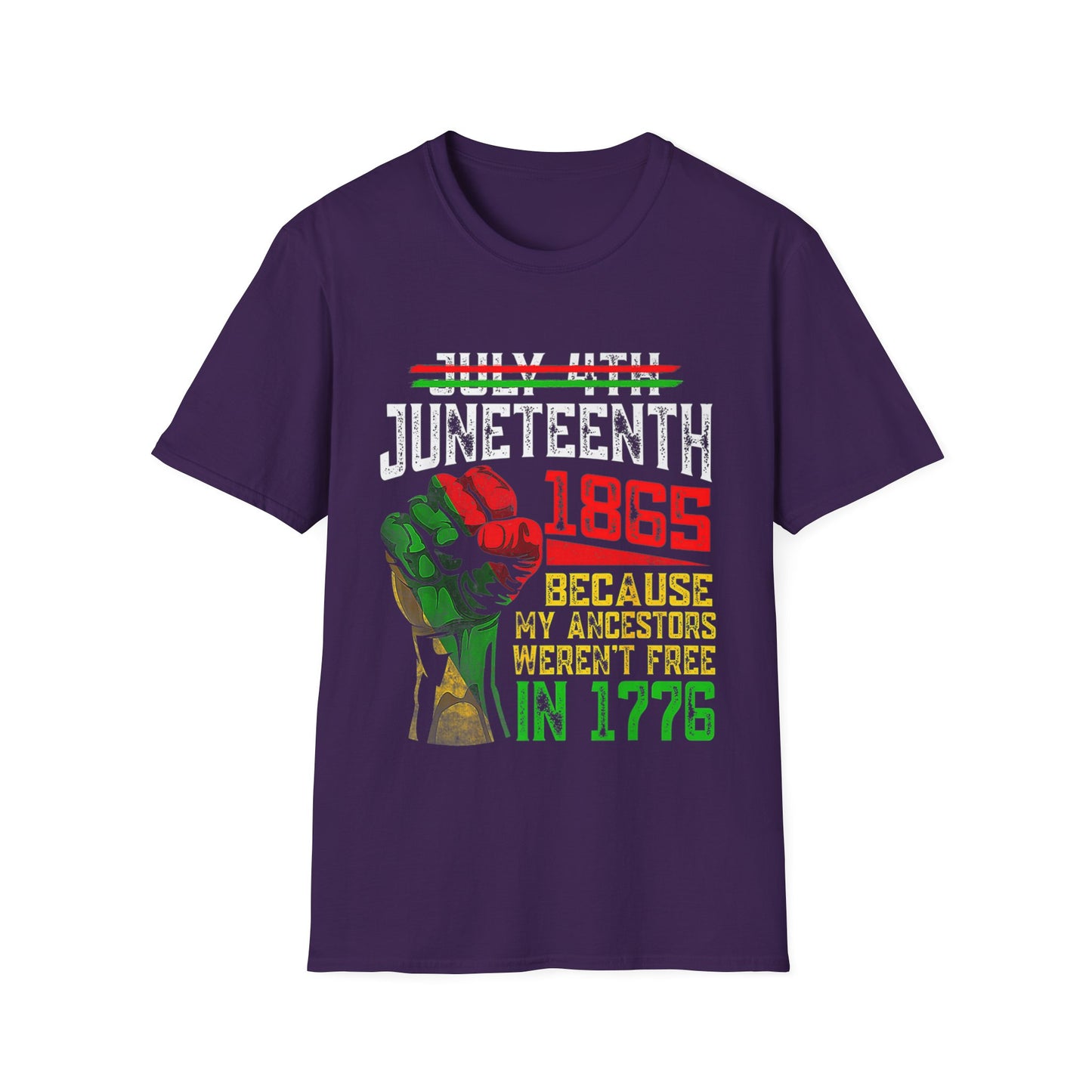 Juneteenth 1865 Unisex Softstyle T-Shirt